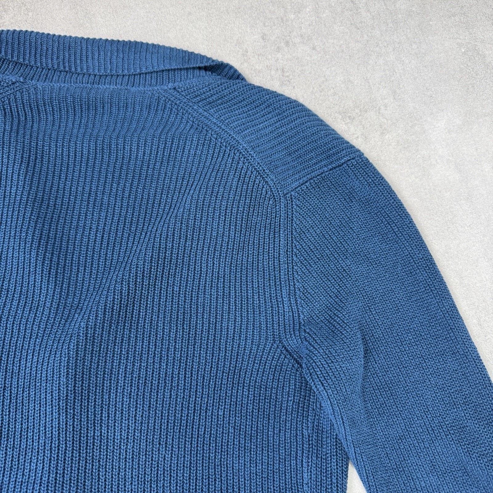 Zanone Zanone Men Cardigan Made In Italy Linen/Cotton Blue Size 48 Size US M / EU 48-50 / 2 - 21 Thumbnail