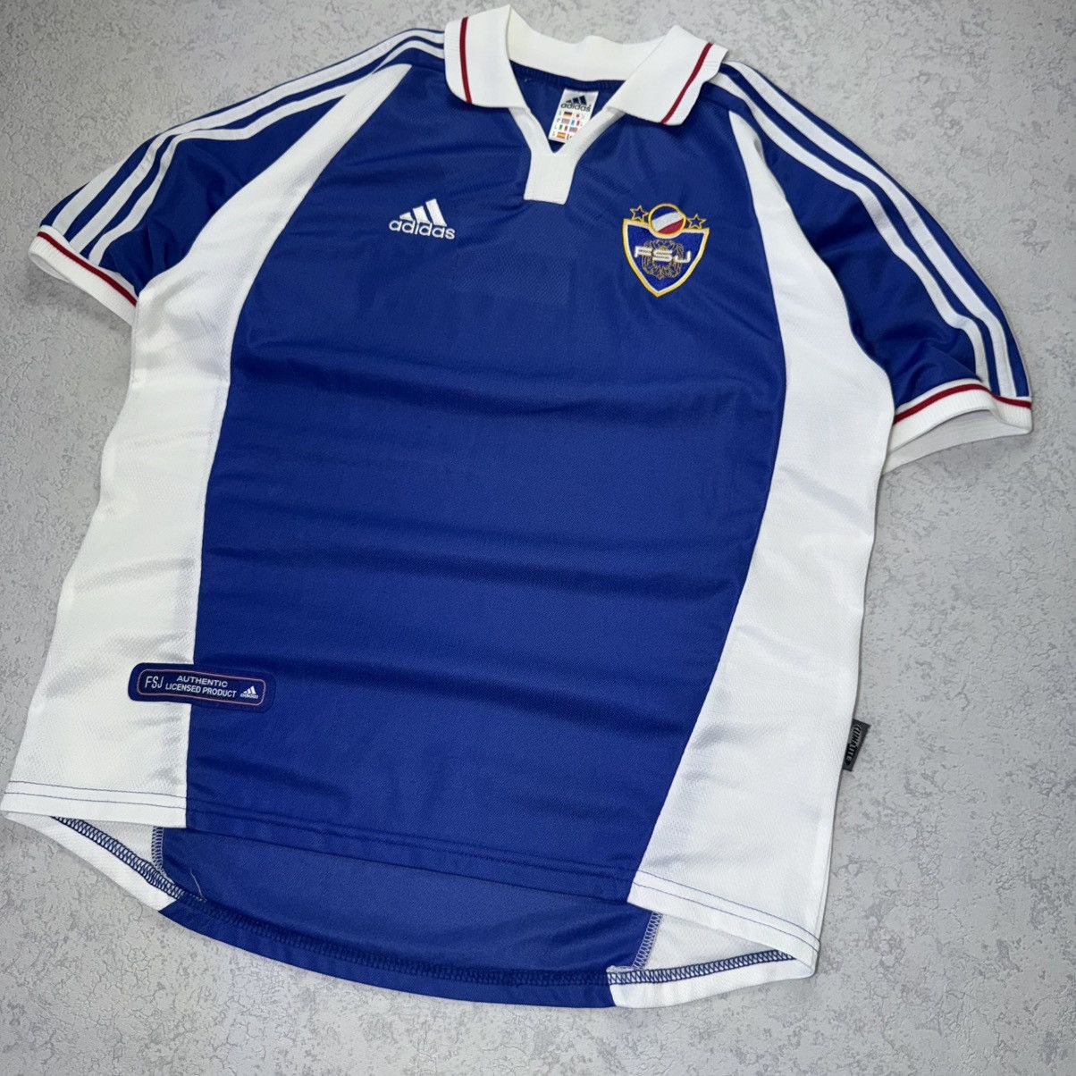 Adidas Adidas Yugoslavia 2000/01 Home Football Soccer Jersey Size M Size US M / EU 48-50 / 2 - 5 Thumbnail