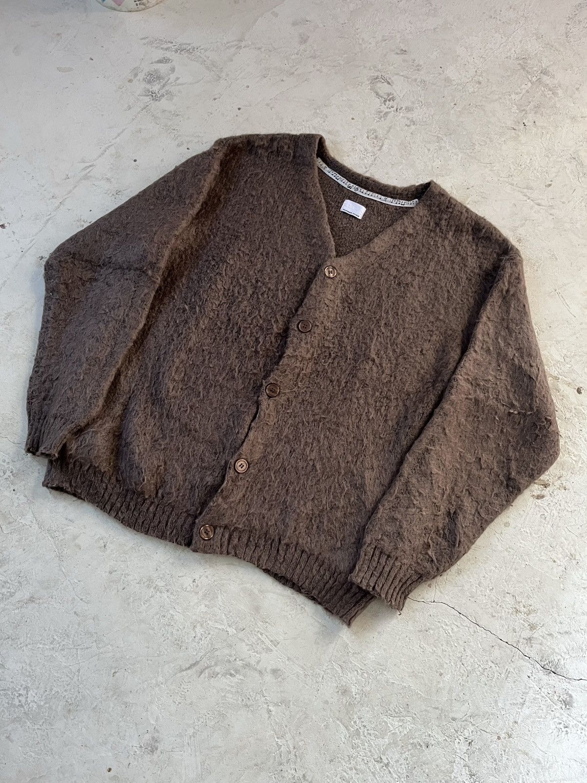 Number (N)ine Number (N)ine Kurt Cobain Mohair Cardigan Size US L / EU 52-54 / 3 - 3 Thumbnail