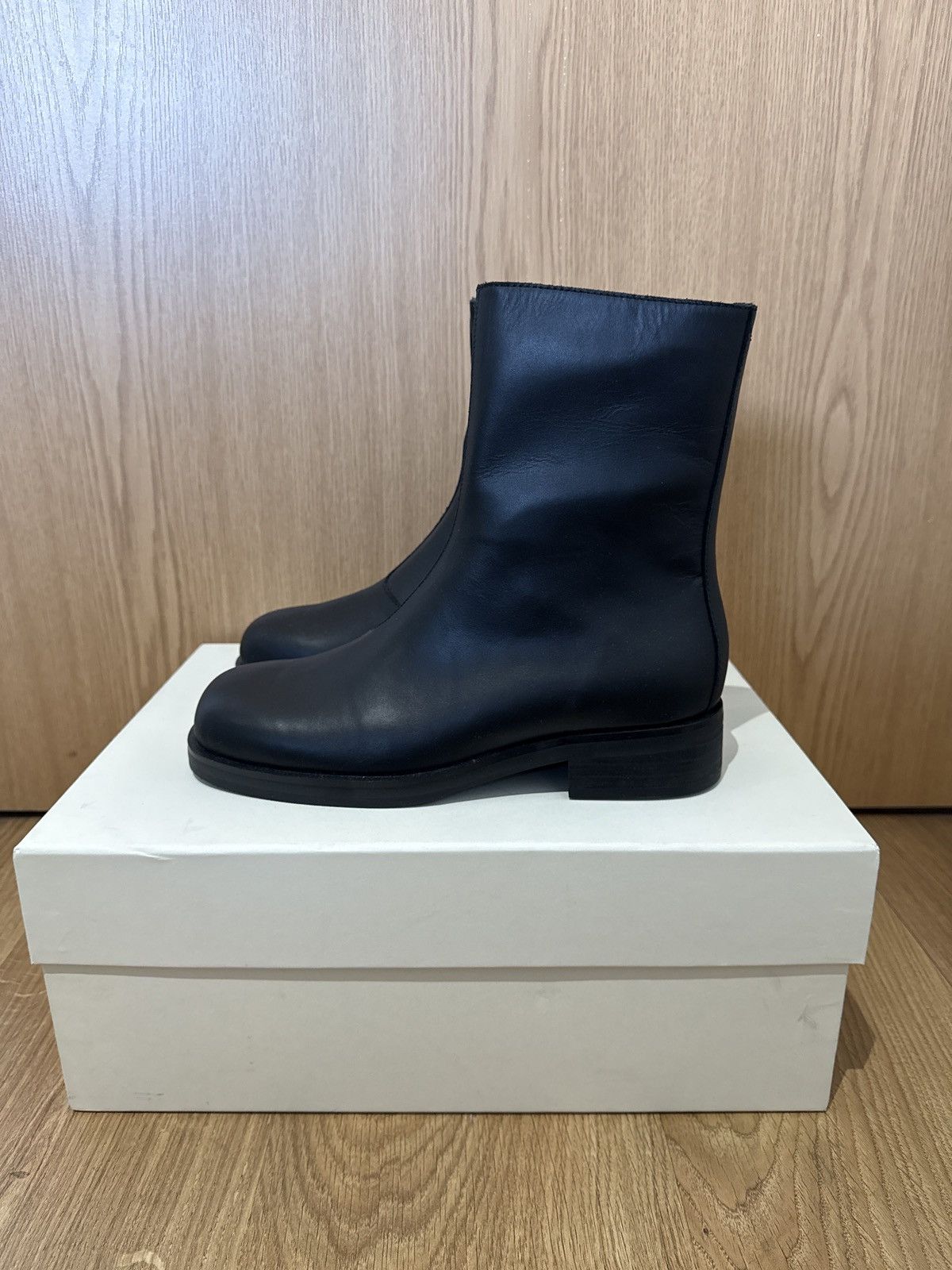 Our Legacy Our Legacy Black Leather Cuban Boots | Grailed