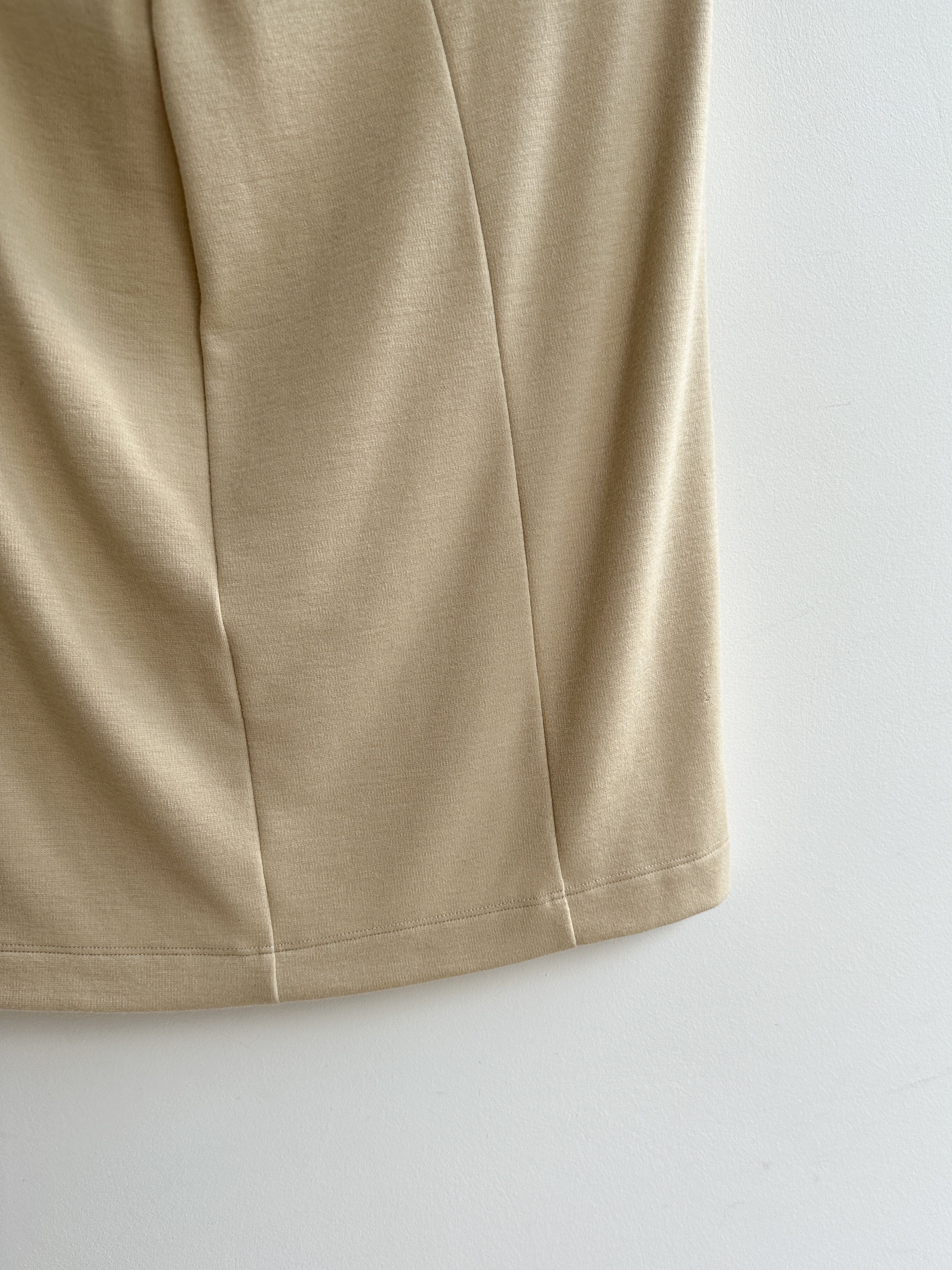 Jil Sander Jil Sander Beige Midi Skirt Size 24" / US 00 / IT 34 - 4 Thumbnail