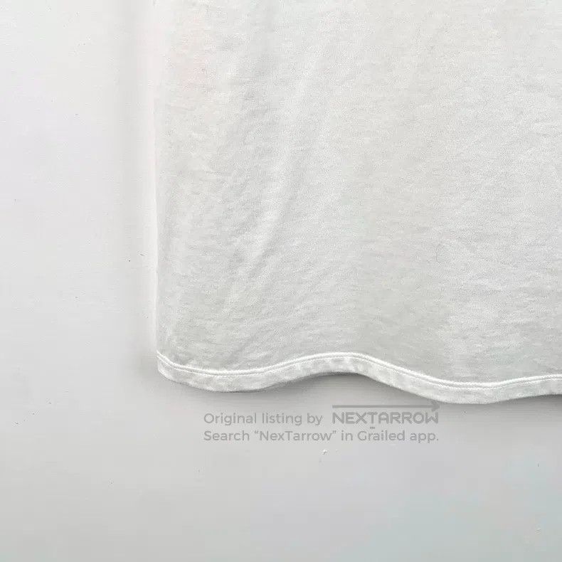 Hermes Hermes White Pocket Embroidered Cotton Round Neck Short Sl Size XS / US 0-2 / IT 36-38 - 4 Thumbnail