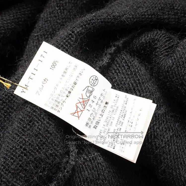 Yohji Yamamoto YOHJI YAMAMOTO Alpaca Wool Knit Open Cardigan with Sculptu Size L / US 10 / IT 46 - 7 Thumbnail