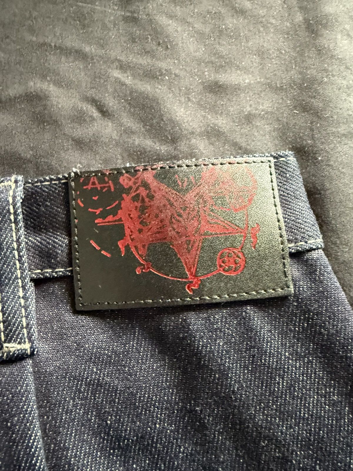 Emostanceclub Japanese Carpenter Baggy Jeans - Indigo Blue