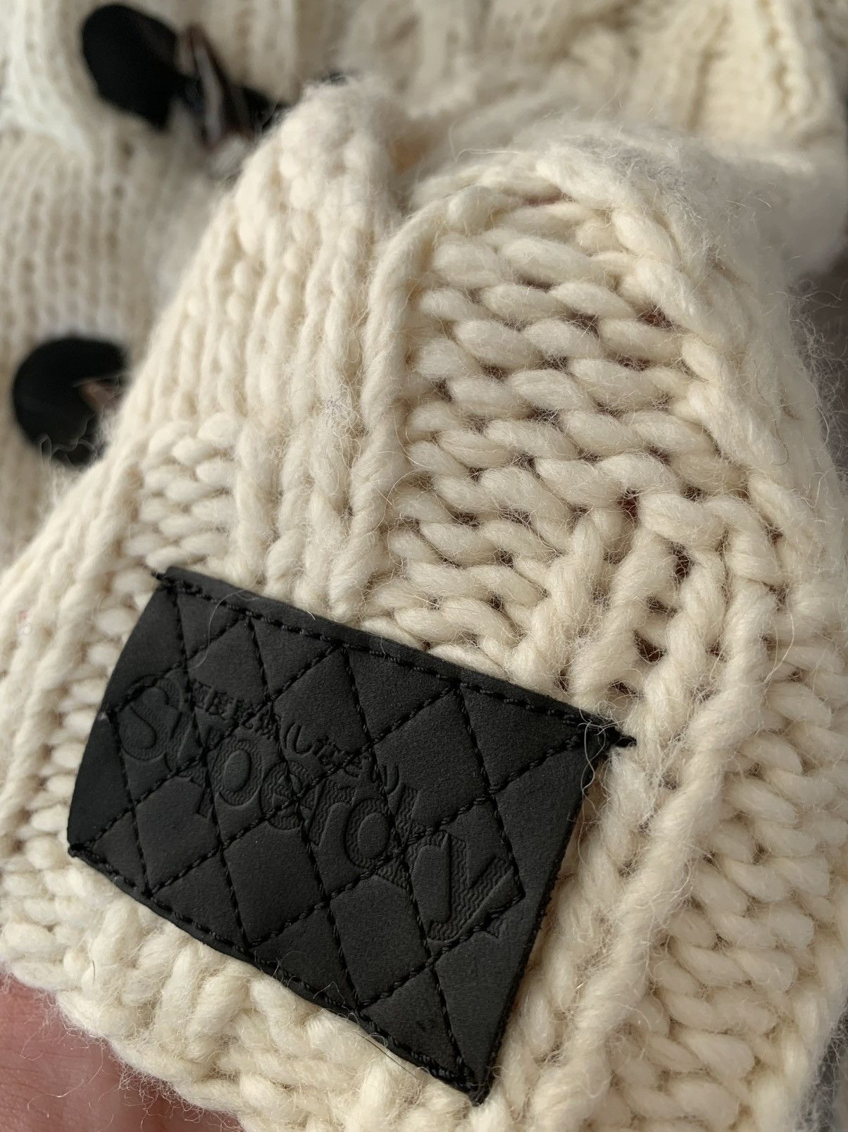 Japanese Brand Y2K SuperDry Knitted Fur Hooded Vest ifsixwasnine LGB goa Size US M / EU 48-50 / 2 - 7 Thumbnail