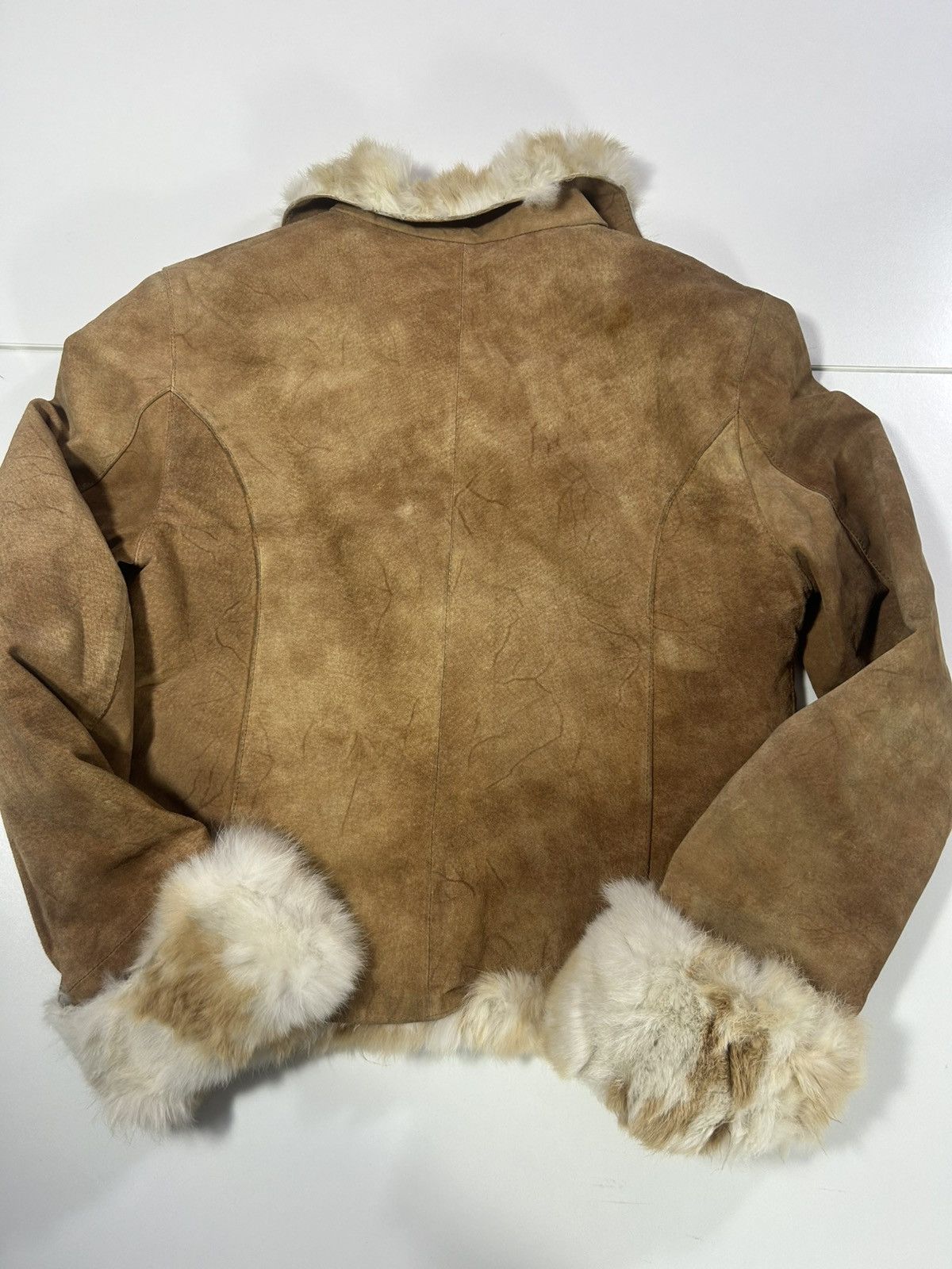 Other WOMENS 44/SMALL FREEHERON VERA PELLE /RABBIT FUR JACKET/COAT Size S / US 4 / IT 40 - 4 Thumbnail