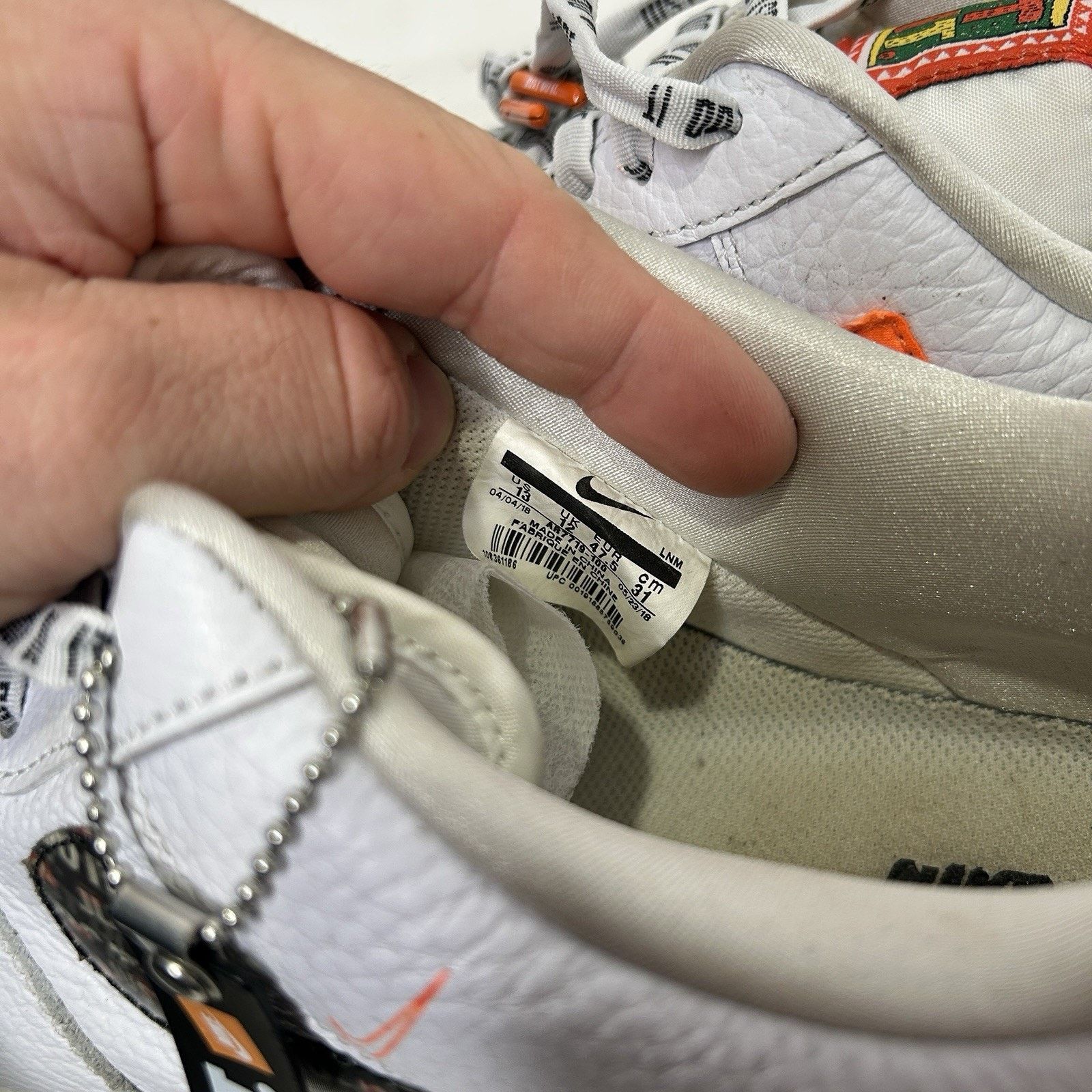 Nike Nike Air Force 1 Low Just Do It Pack “White/Black” Size US 13 / EU 46 - 8 Thumbnail