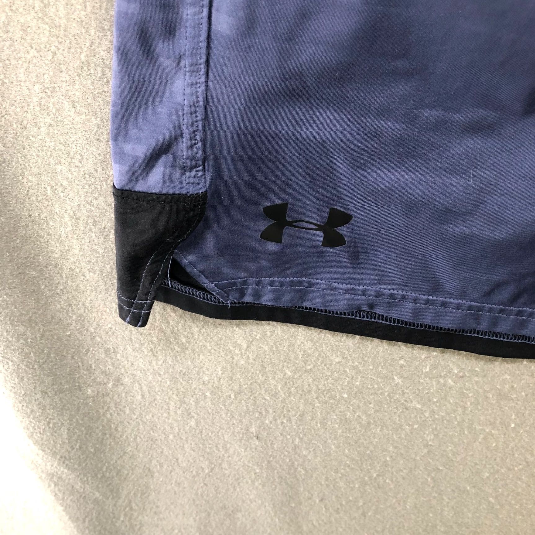 Under Armour Under Armour Basketball Shorts Mens L Active Blue Heatgear Loose Inseam 8" Gym Size US 33 - 6 Thumbnail