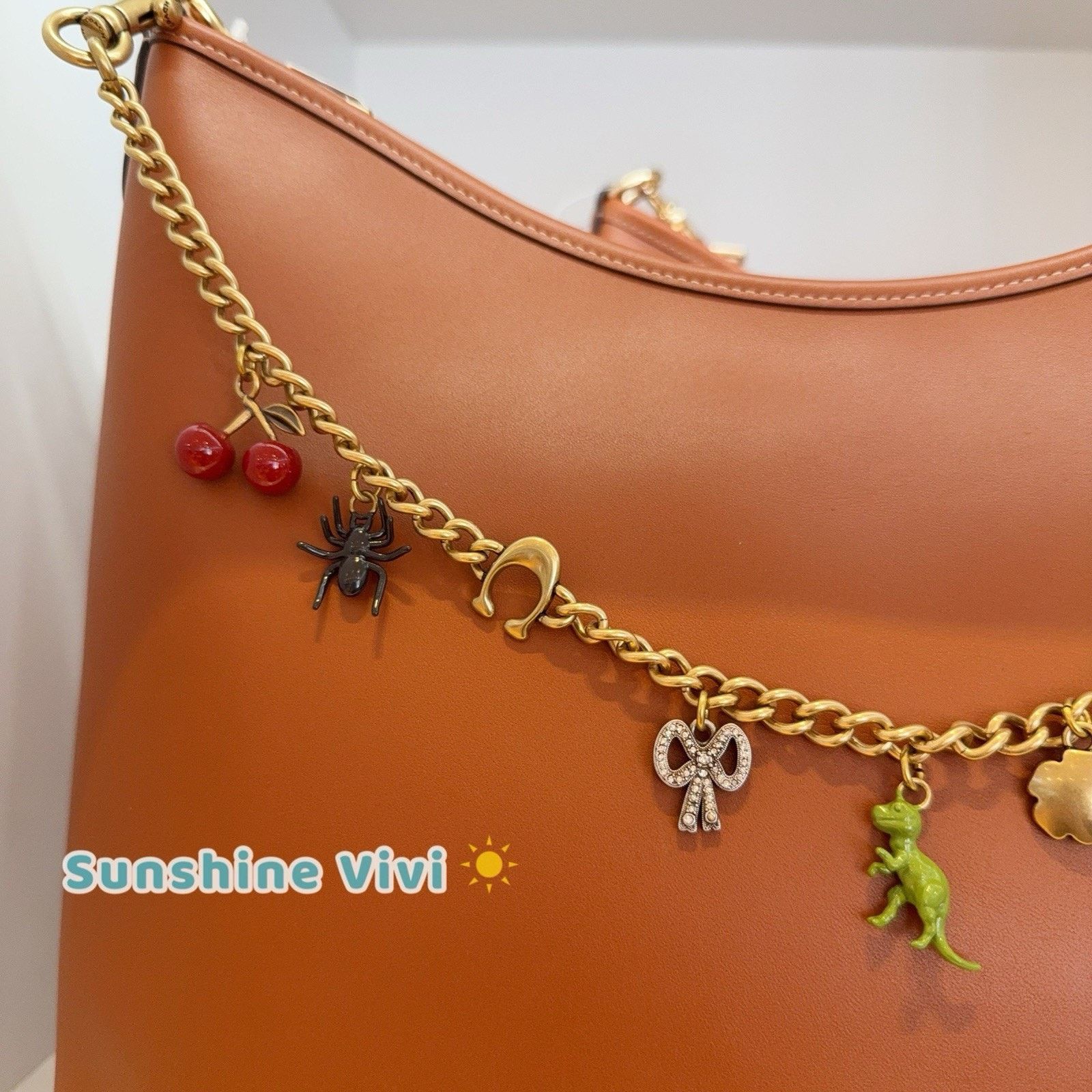 Coach NWT Coach Charm Long Bag Chain Halloween Brass CCD30(no bag) Size ONE SIZE - 3 Thumbnail