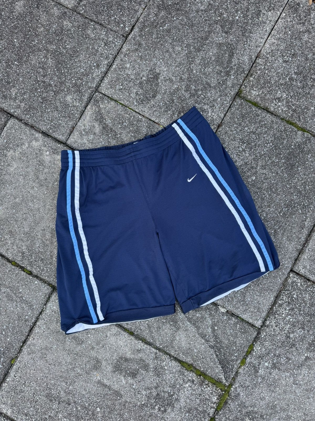 Nike × Vintage Vintage Nike Essential Swoosh Reversible Baggy Track Shorts Size US 36 / EU 52 - 2 Thumbnail