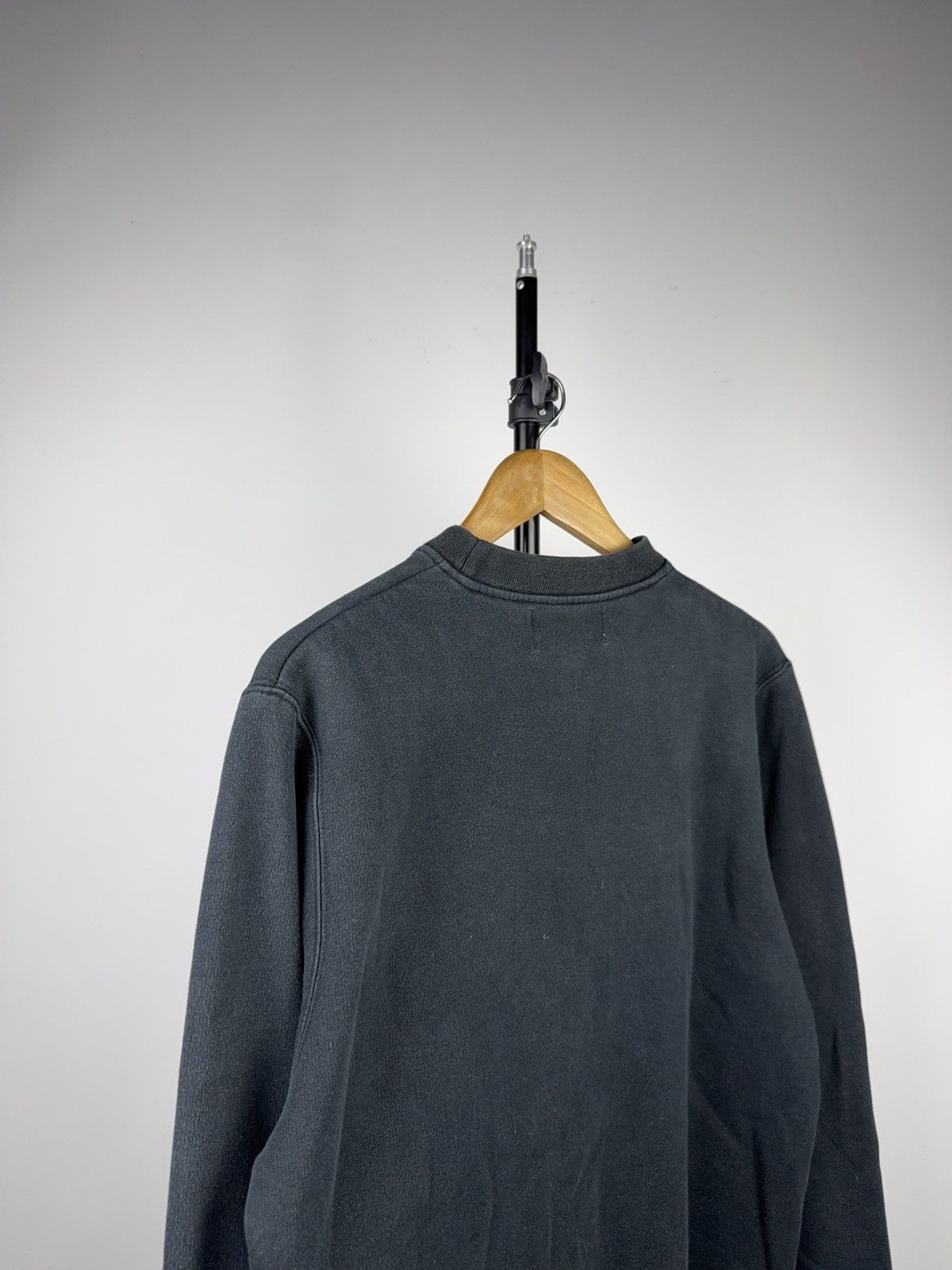 Kappa 90s Kappa Faded Black Big Logo Sweatshirt Vintage Style M Size US M / EU 48-50 / 2 - 10 Thumbnail