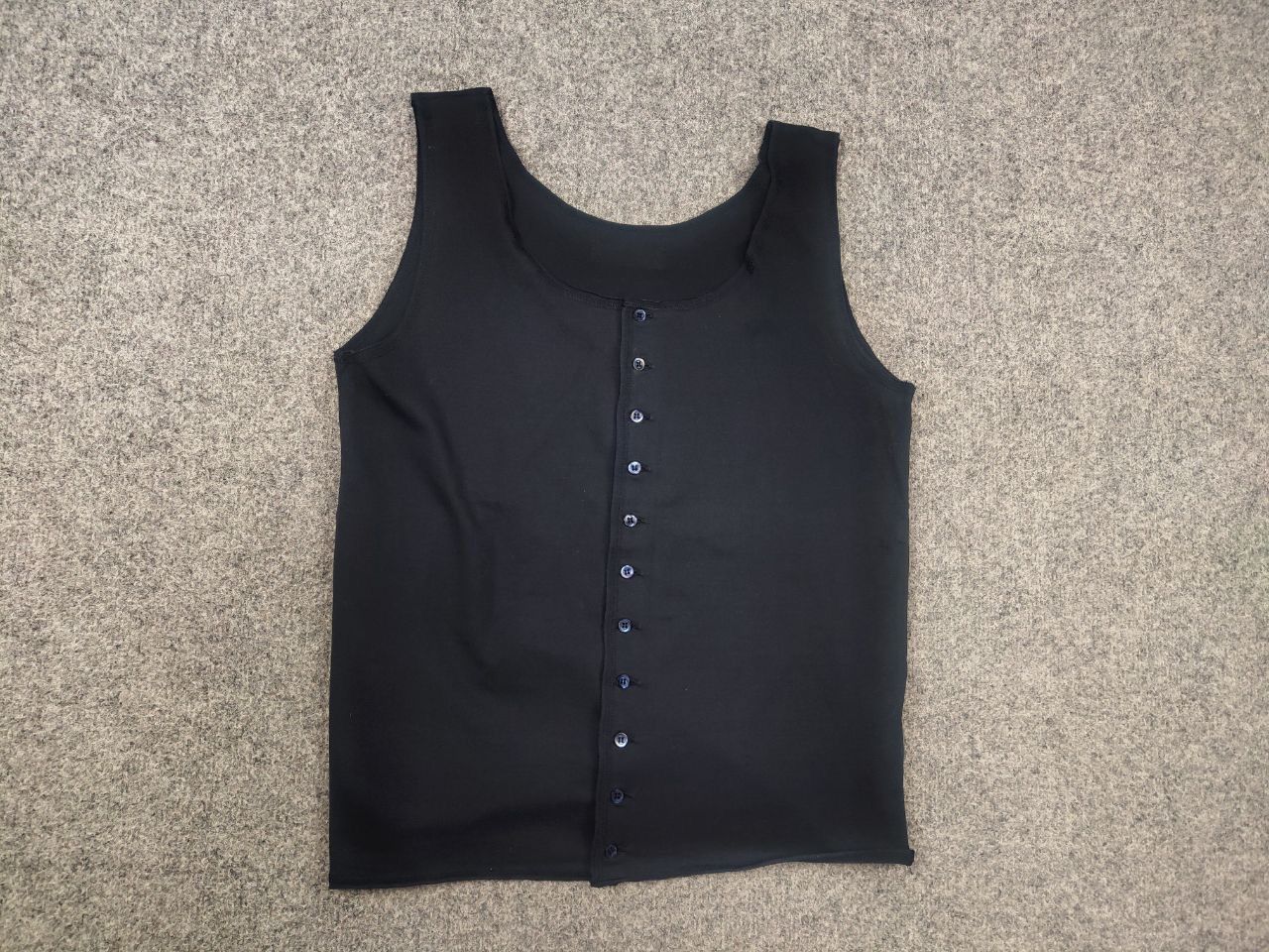 Dolce & Gabbana Vintage 90's Dolce & Gabbana Intimo Tank Tops button Blue Size M / US 6-8 / IT 42-44 - 6 Thumbnail