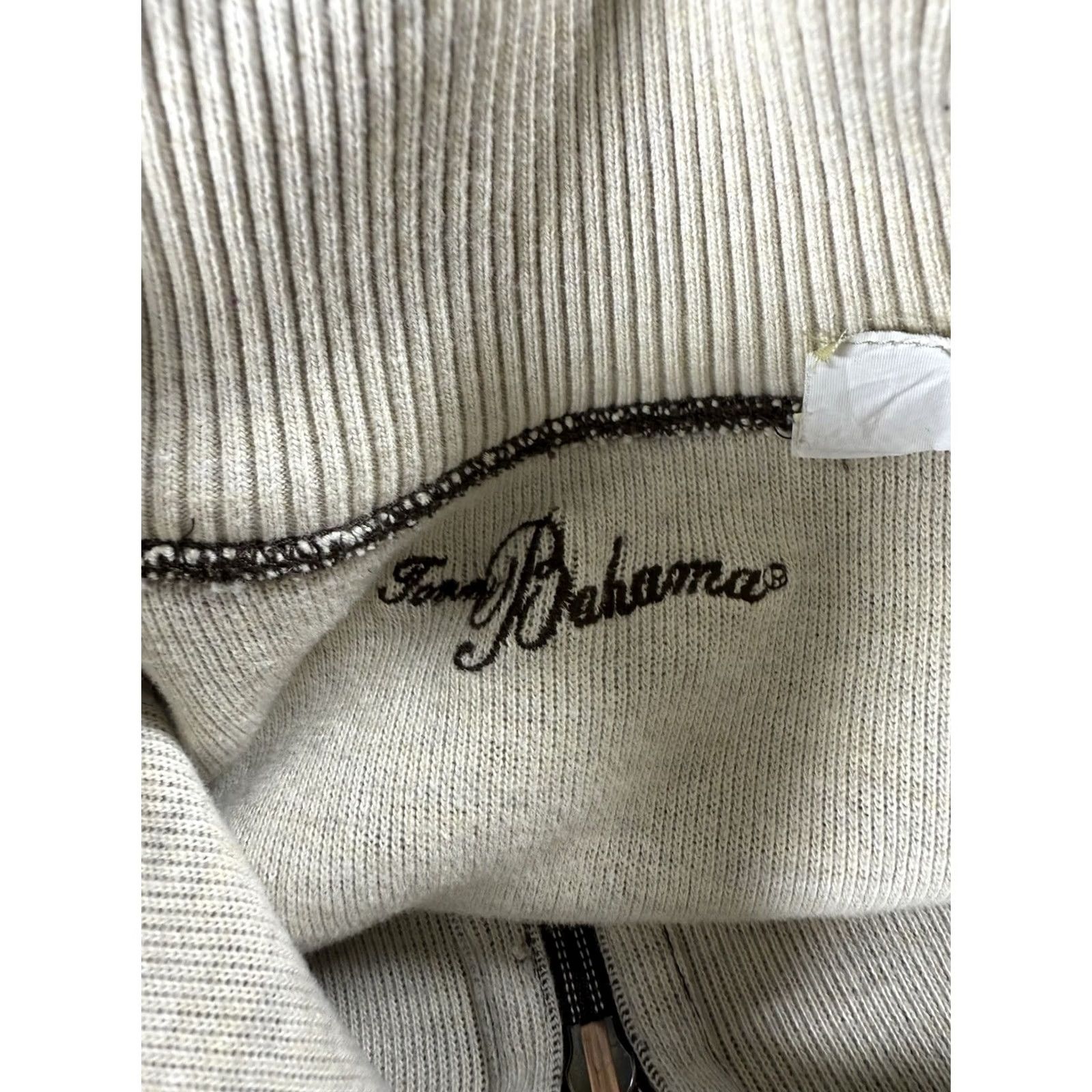 Tommy Bahama Tommy Bahama Sweater Men's XL Brown 1/4 Zip Pullover Warm Comfort Preppy Size US XL / EU 56 / 4 - 6 Thumbnail