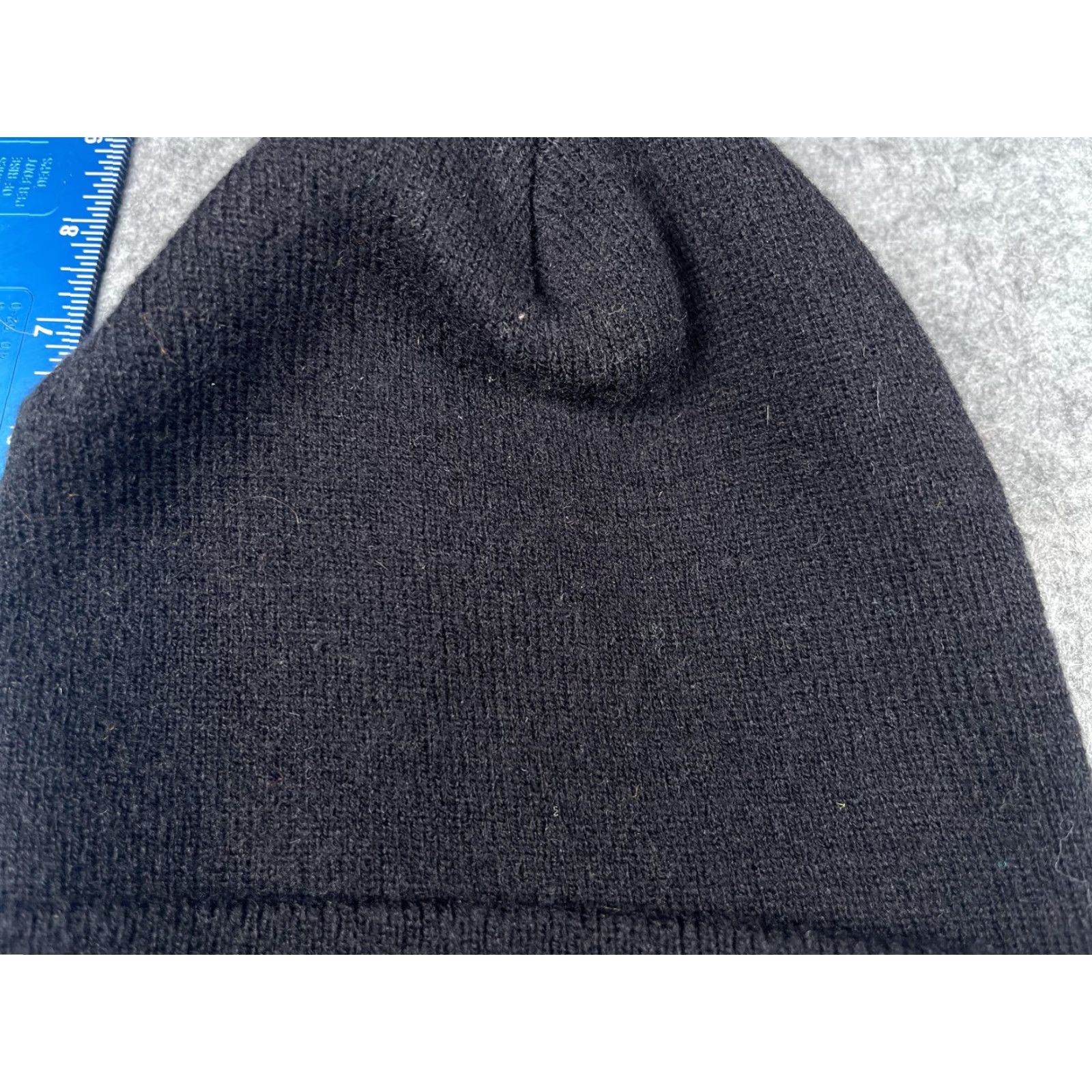 Vintage Yupoong Beanie Mens One Size Black Central Wisconsin Short Track Open Knit Hat Size US 35 - 3 Thumbnail