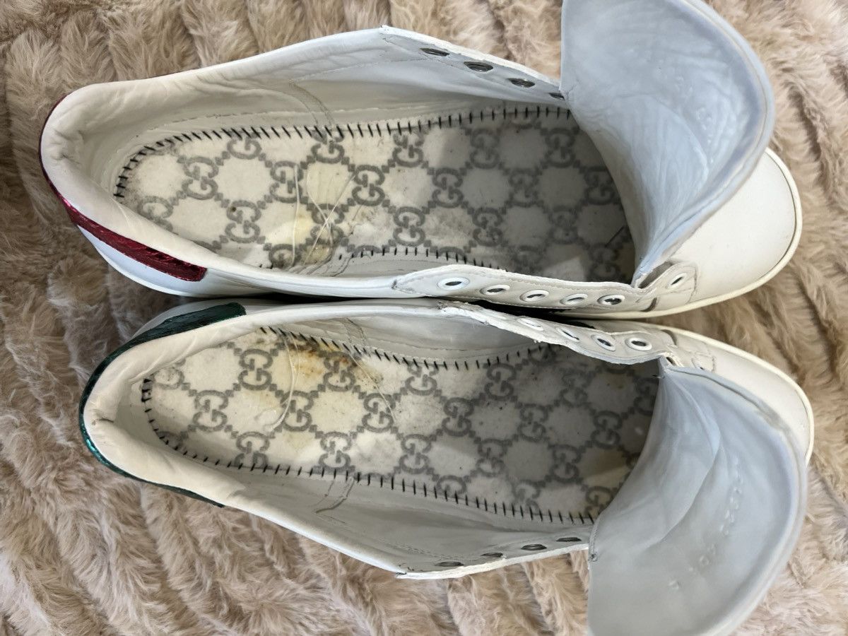 Gucci Ace Embroidered Ladybug & Pineapple Sneakers