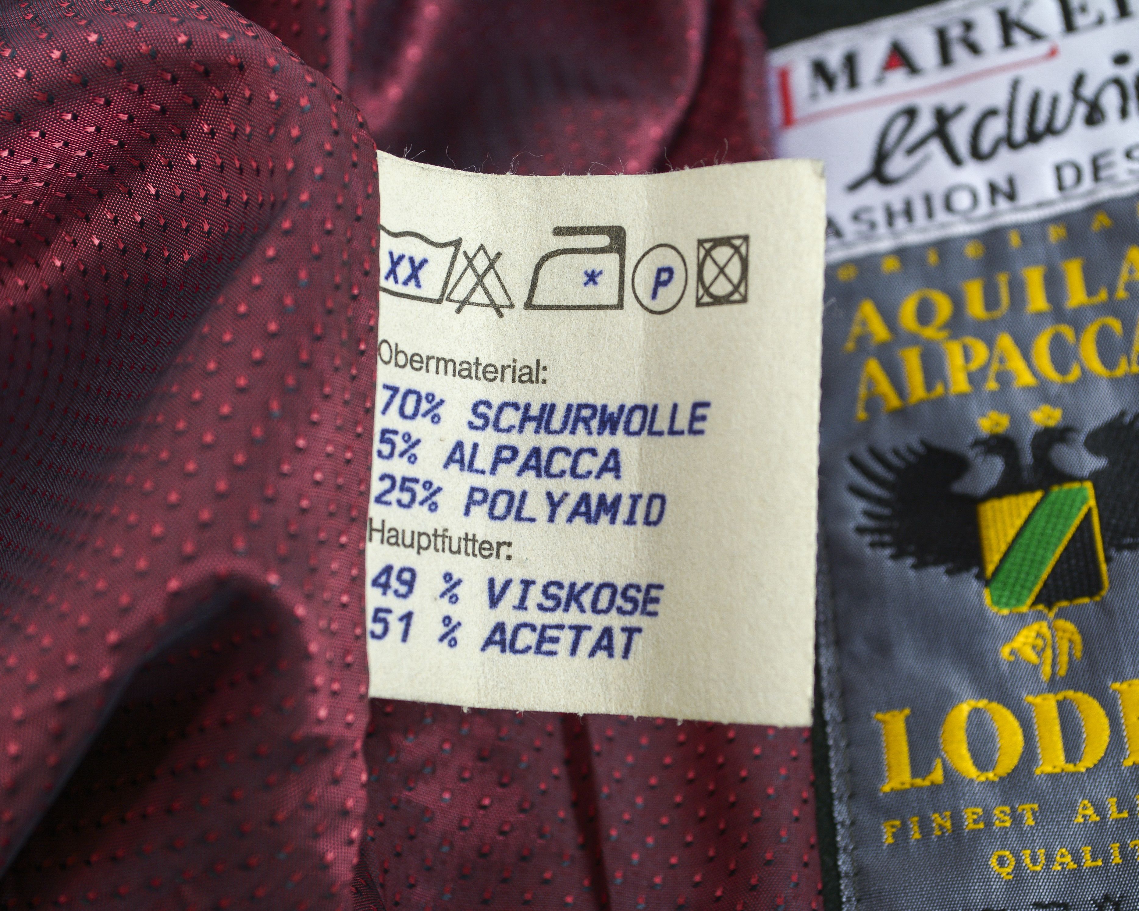 Other × Vintage Markert Aquila Alpacca Loden Wool Coat Button Up Jacket Size L / US 10 / IT 46 - 9 Thumbnail