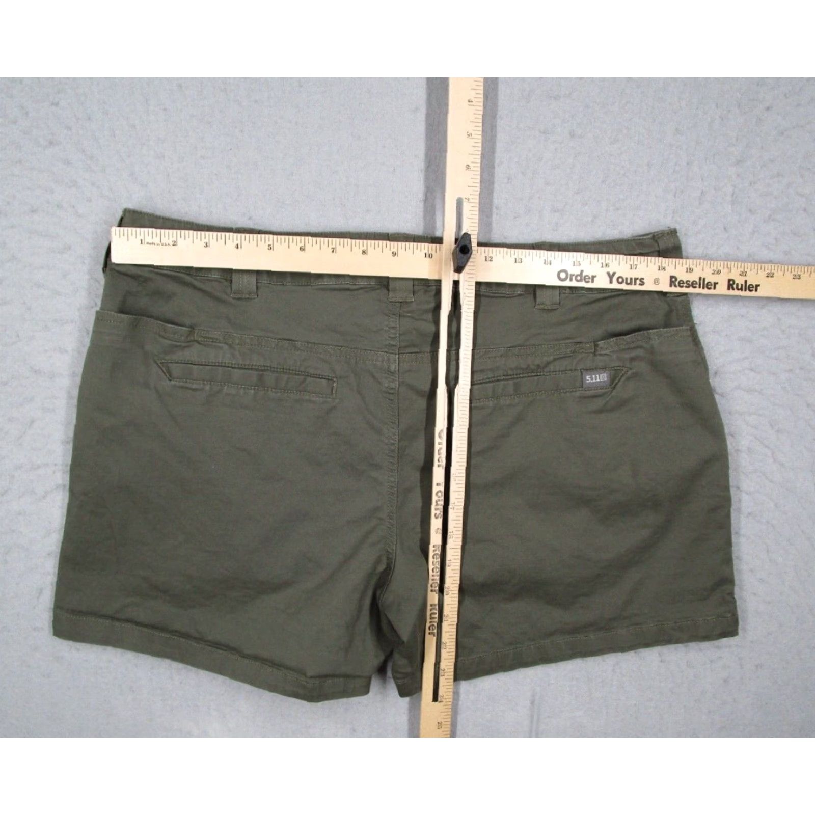 Vintage 5.11 Tactical Women's Nell Twill Shorts 5" Green 16 Casual Workwear Hiking Military Walking? Size 38" / US 16 / IT 52 - 7 Thumbnail