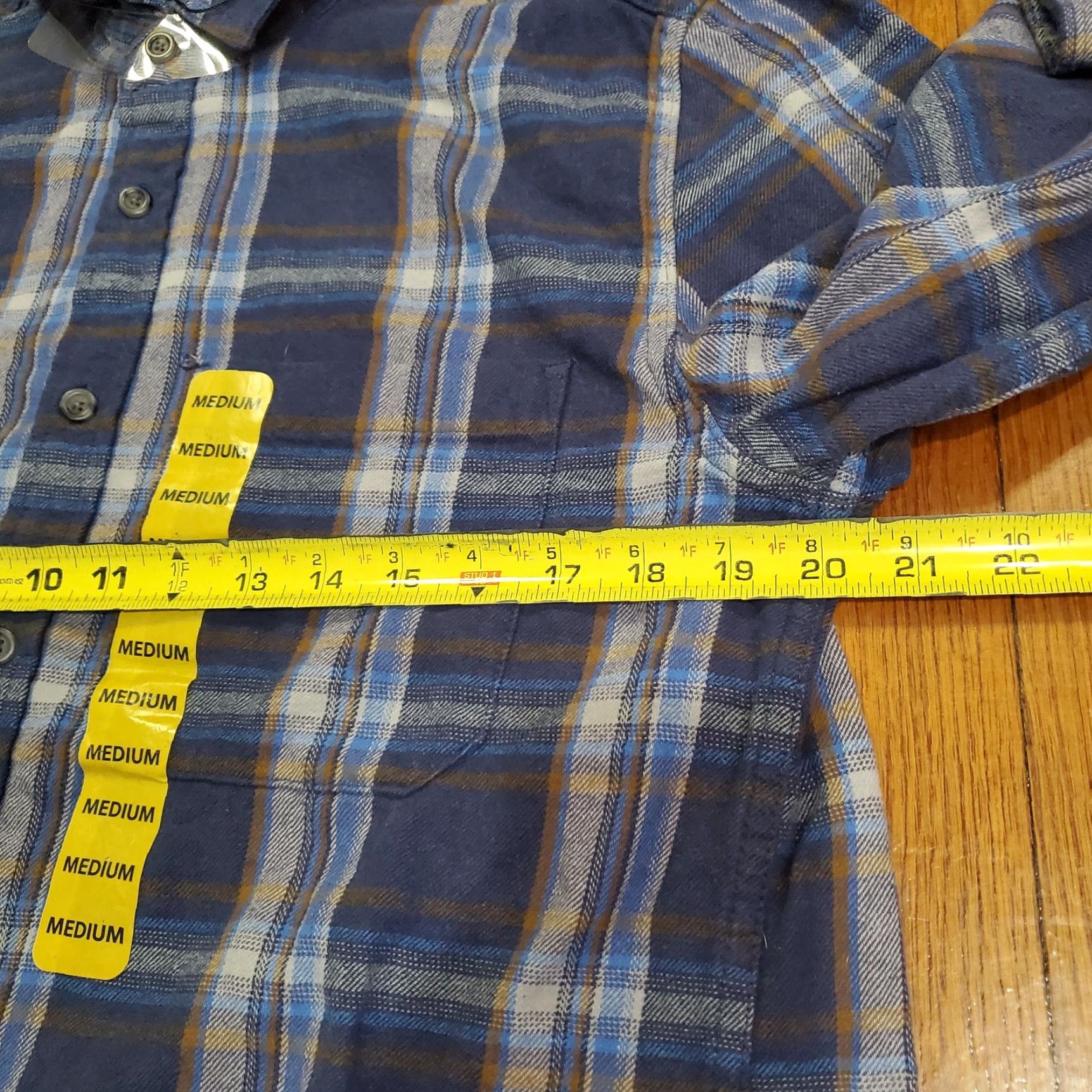 Eddie Bauer Eddie Bauer Shirt Mens Medium Blue Plaid Flannel Button Front Long Sleeve Casual Size US M / EU 48-50 / 2 - 7 Thumbnail