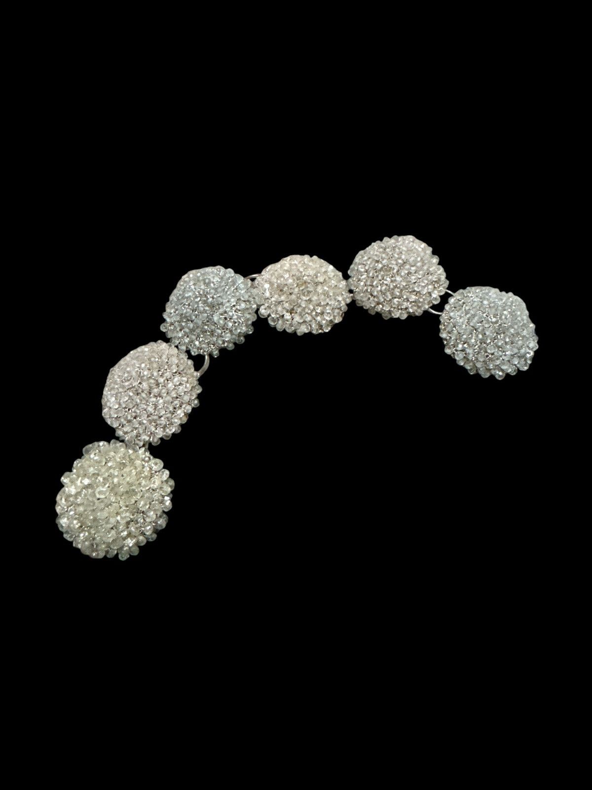 Jewelry ANTIQUE MID 20th CENTURY SHIMMERING GEMS BRACELET ENGLAND Size ONE SIZE - 1 Thumbnail