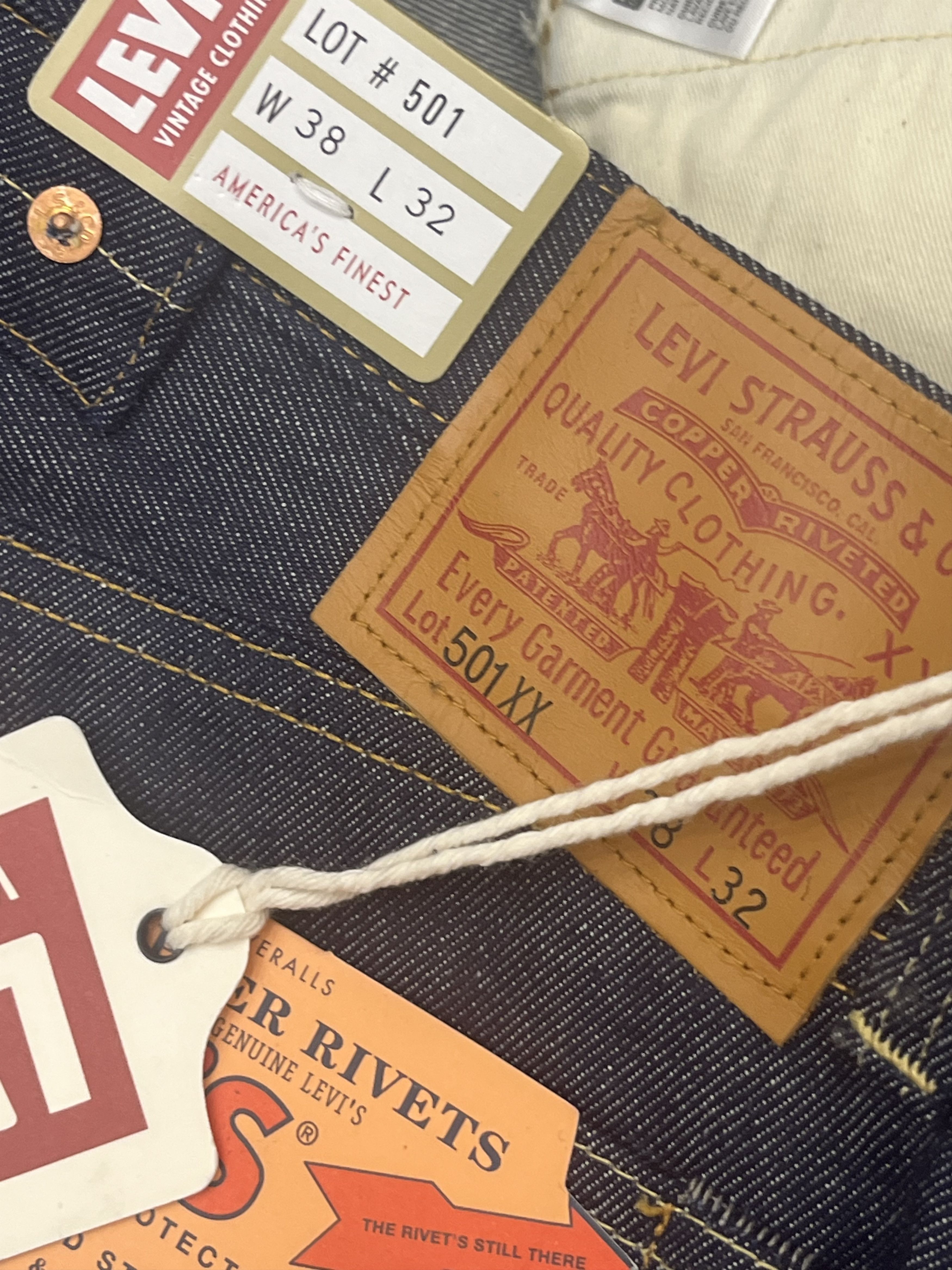Levi's Vintage Clothing Levis 1937 vintage clothing jean Size US 38 / EU 54 - 6 Thumbnail