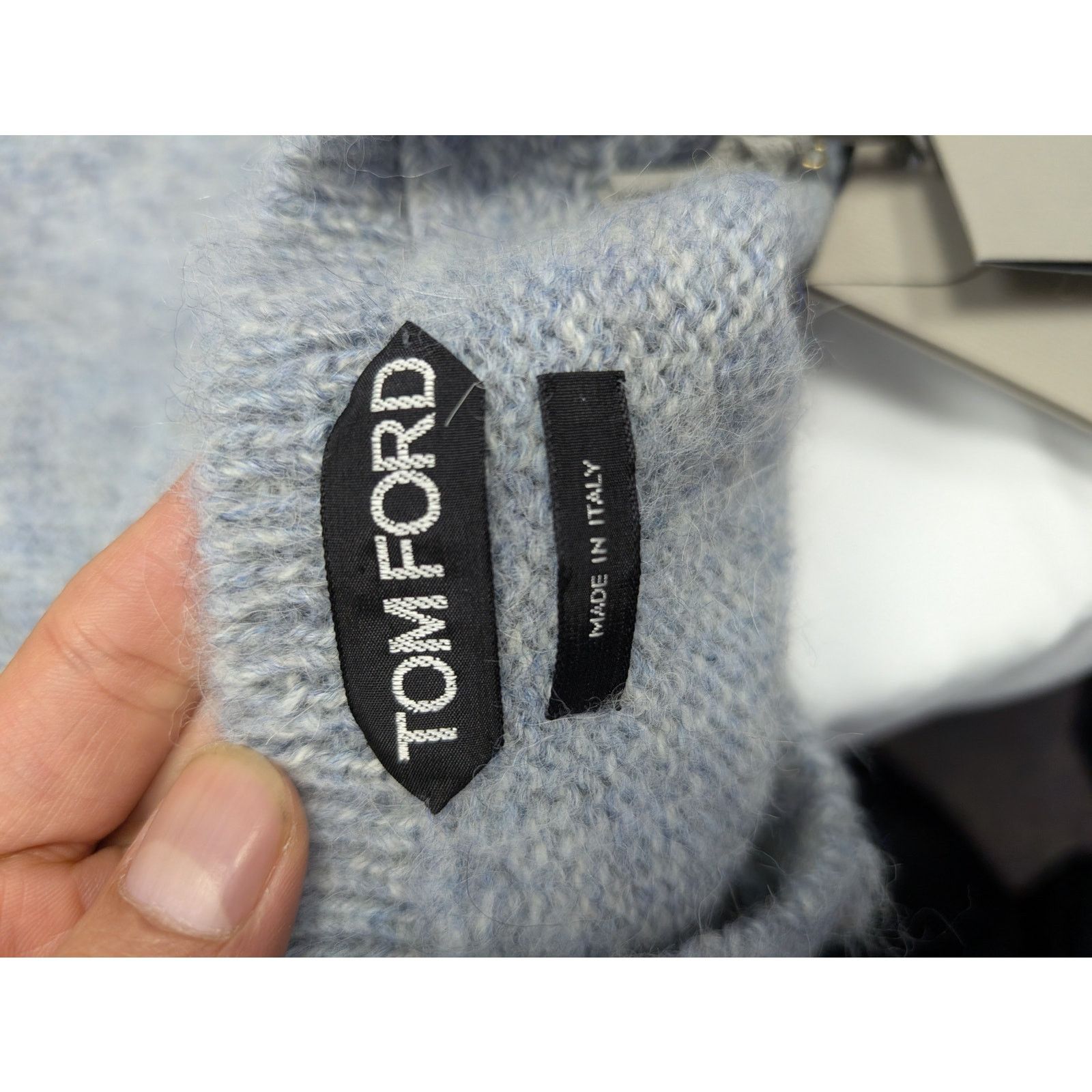 Tom Ford o1rshd1 V-Neck Sweatshirt Sweater in Grey Size US M / EU 48-50 / 2 - 13 Thumbnail