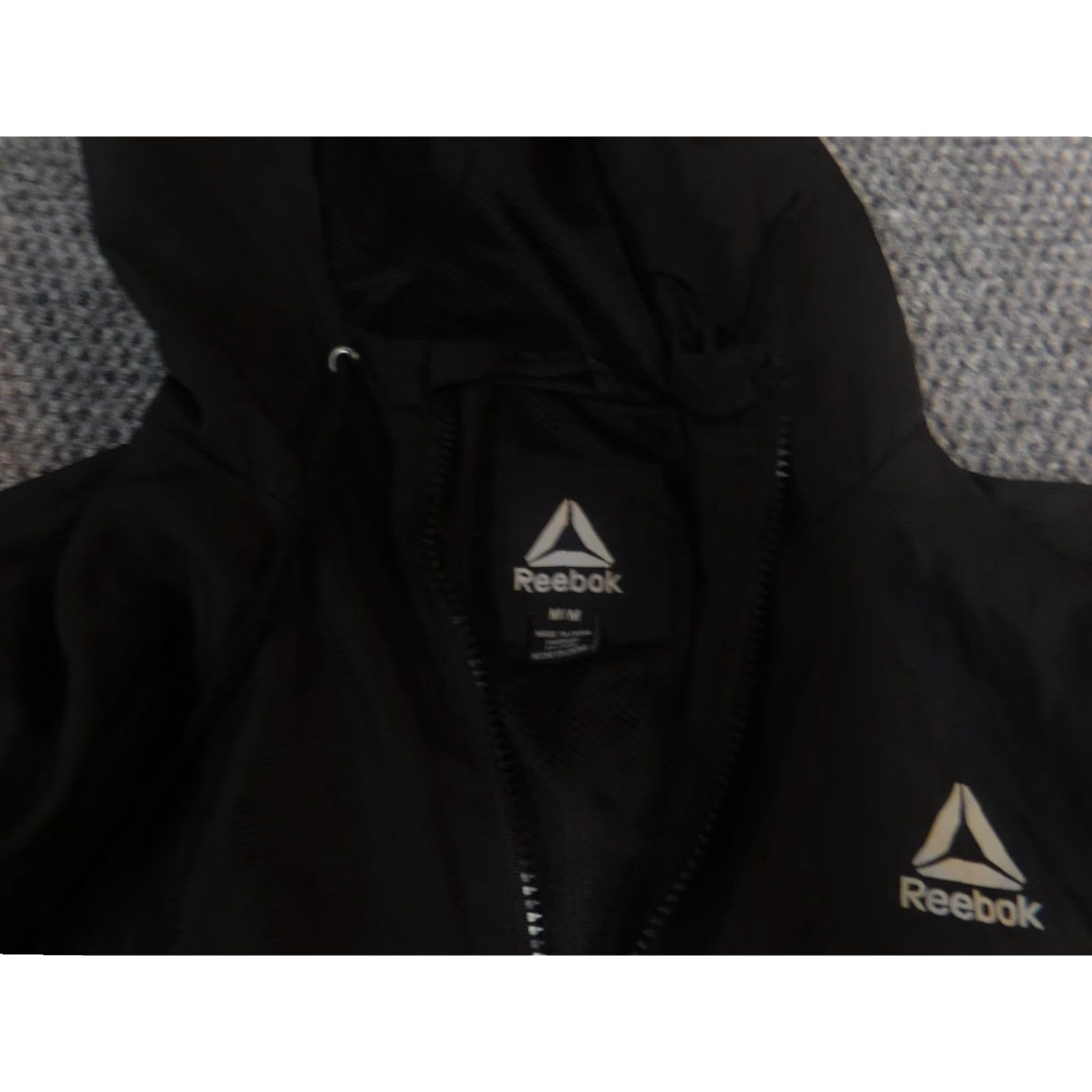Reebok Reebok Jacket Mens M black full zip windbreaker casual Size US M / EU 48-50 / 2 - 7 Thumbnail