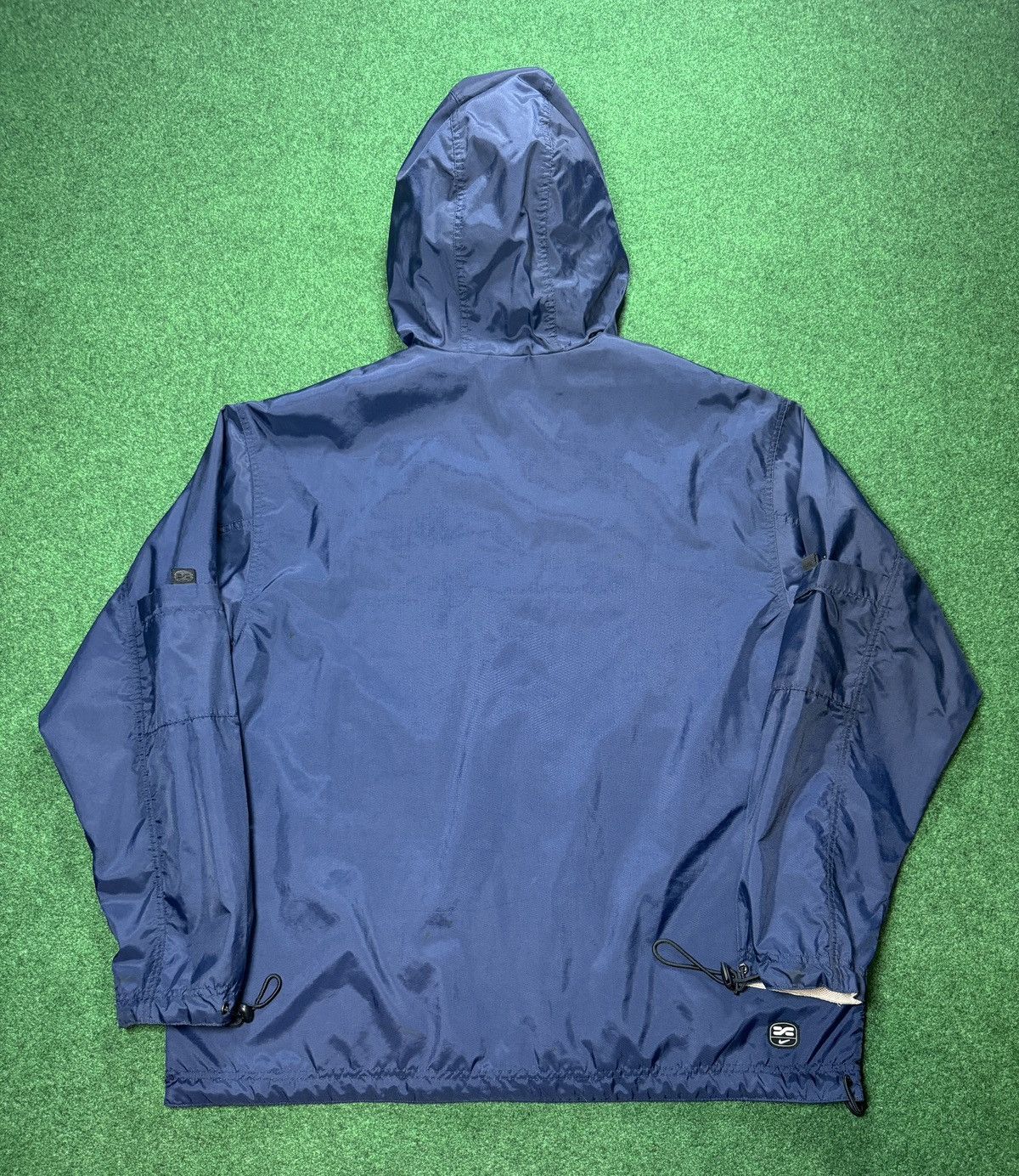 Nike × Vintage Vintage Y2K Nike 1/2 Zip Track Running Windbreaker Size US L / EU 52-54 / 3 - 2 Thumbnail