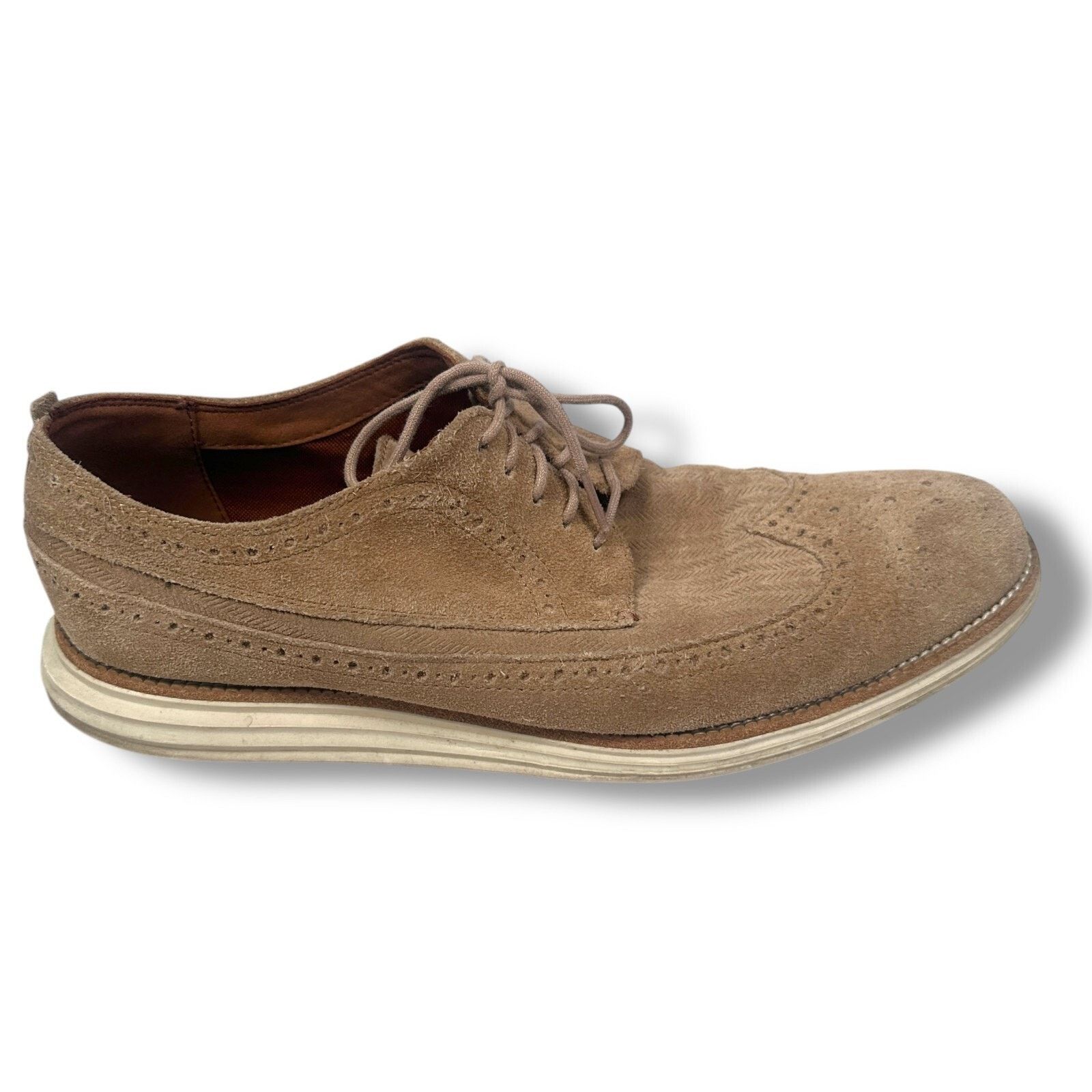 Cole Haan Cole Haan Grand OS Oxford Shoes Men's 12 Brown C27431 Size US 12 / EU 45 - 1 Thumbnail