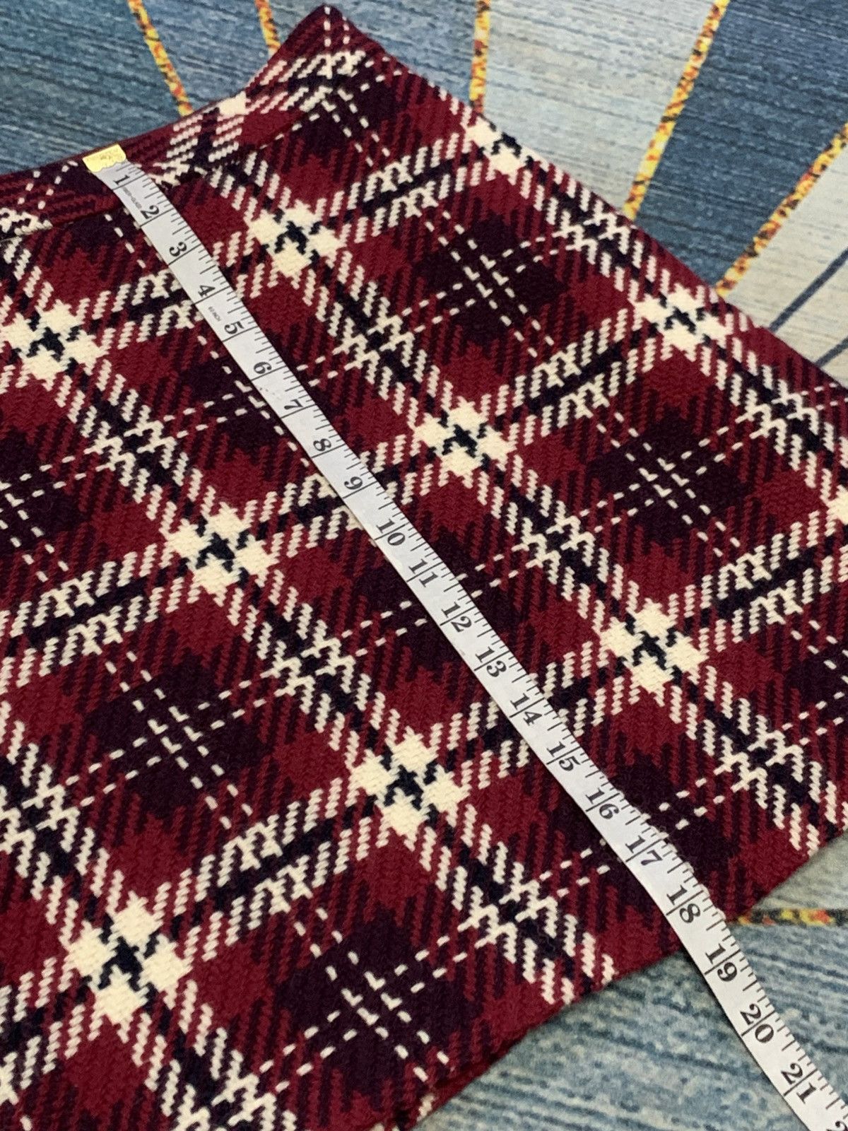 agnes b. AGNES B. Wool Tartan Mini Skirt Size 26" / US 2 / IT 38 - 13 Thumbnail