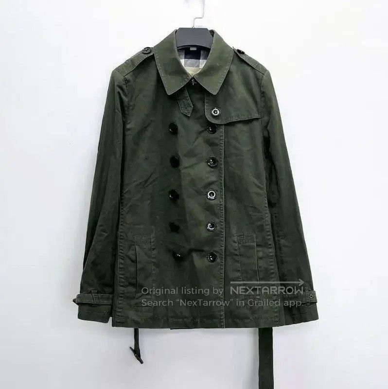 Burberry Burberry Women's Military Green Short Coat. Size S / US 4 / IT 40 - 1 Thumbnail