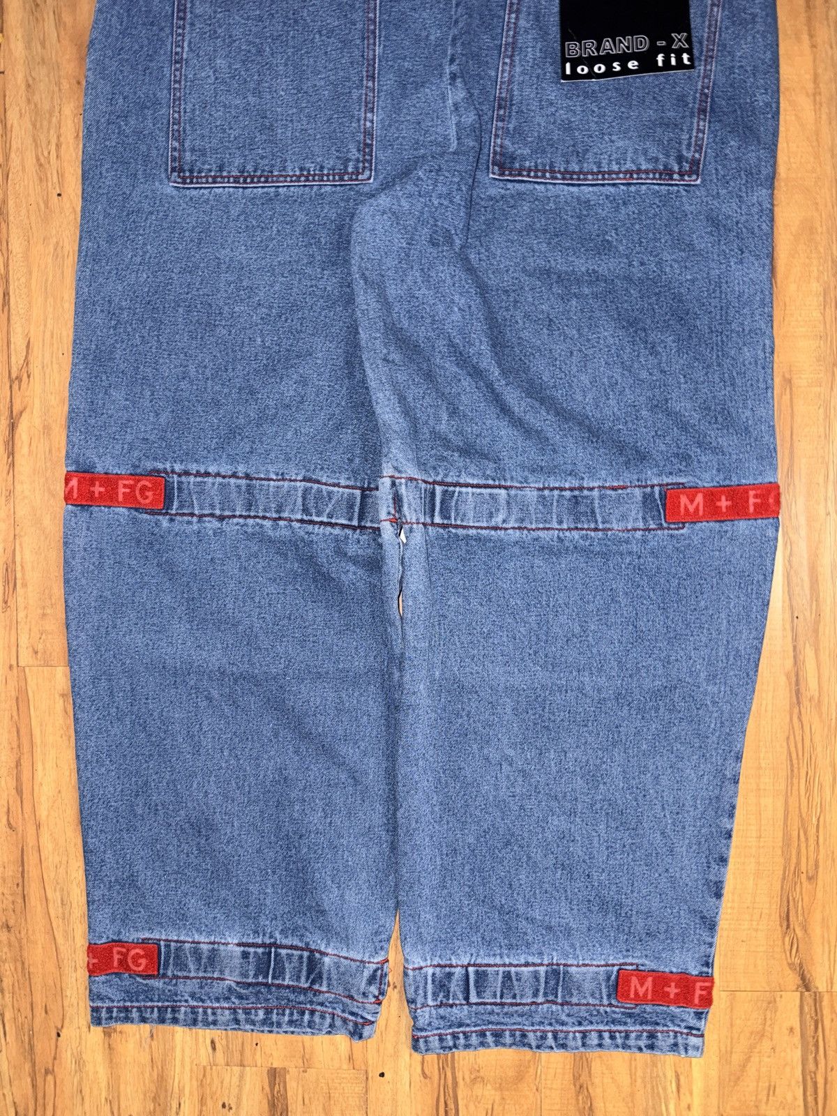 Marithe + Francois Girbaud Vintage 90s Marithe Francois Girbaud Wide-Leg Jeans Size US 44 / EU 60 - 11 Thumbnail
