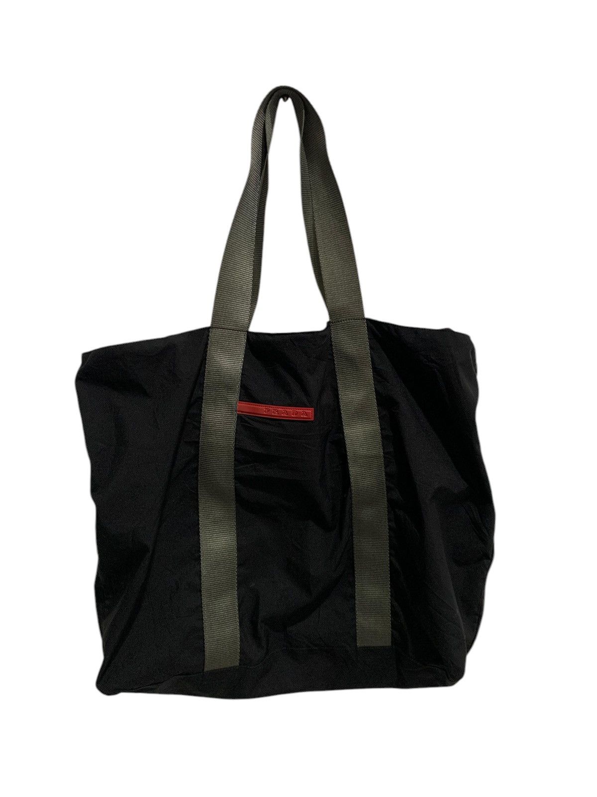 Prada × Vintage 🔥VTG PRADA SPORT NYLON BLACK RIRI ZIPPER TOTE Size ONE SIZE - 2 Thumbnail