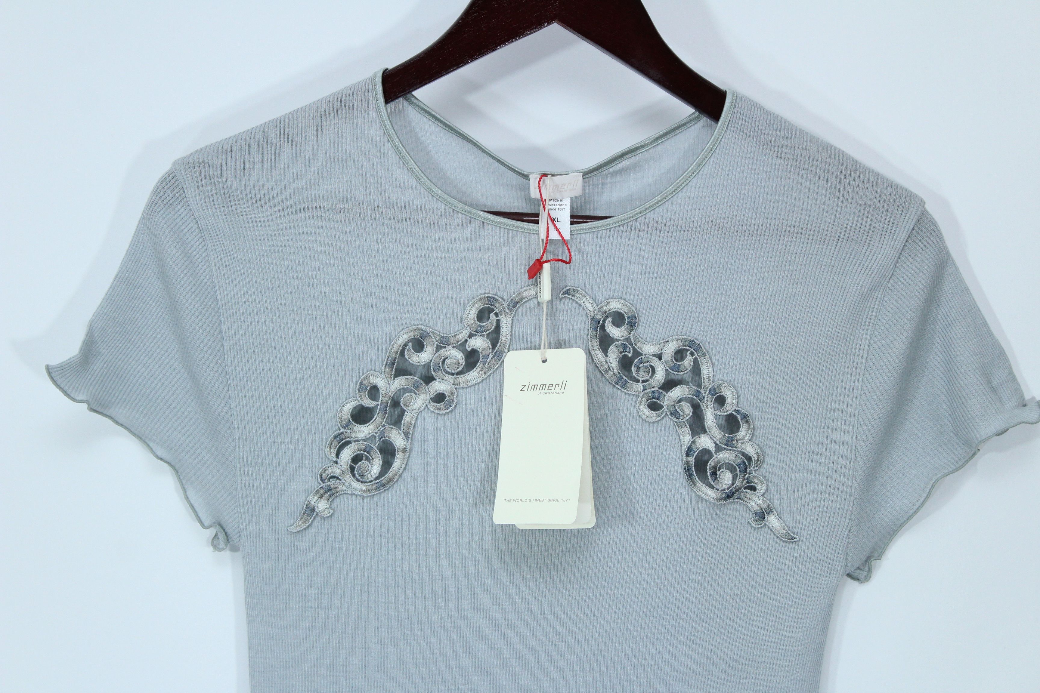 Vintage Zimmerli Top Shirt New Wms Size XL Made In Switzerland Size XL / US 12-14 / IT 48-50 - 3 Thumbnail