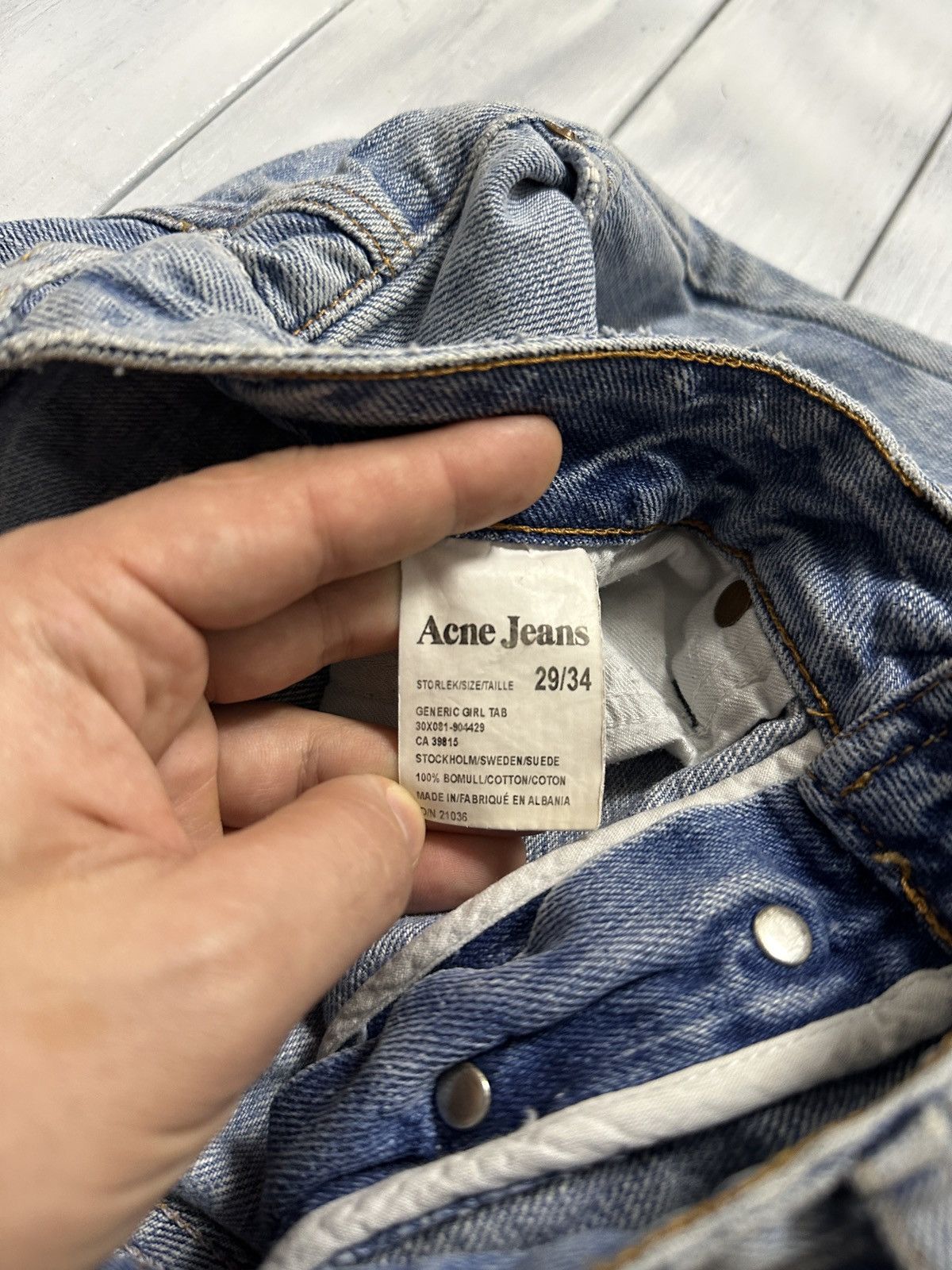 Acne Studios Rare Vintage Denim Pants Acne Jeans Size 29/34. Size US 29 - 7 Thumbnail