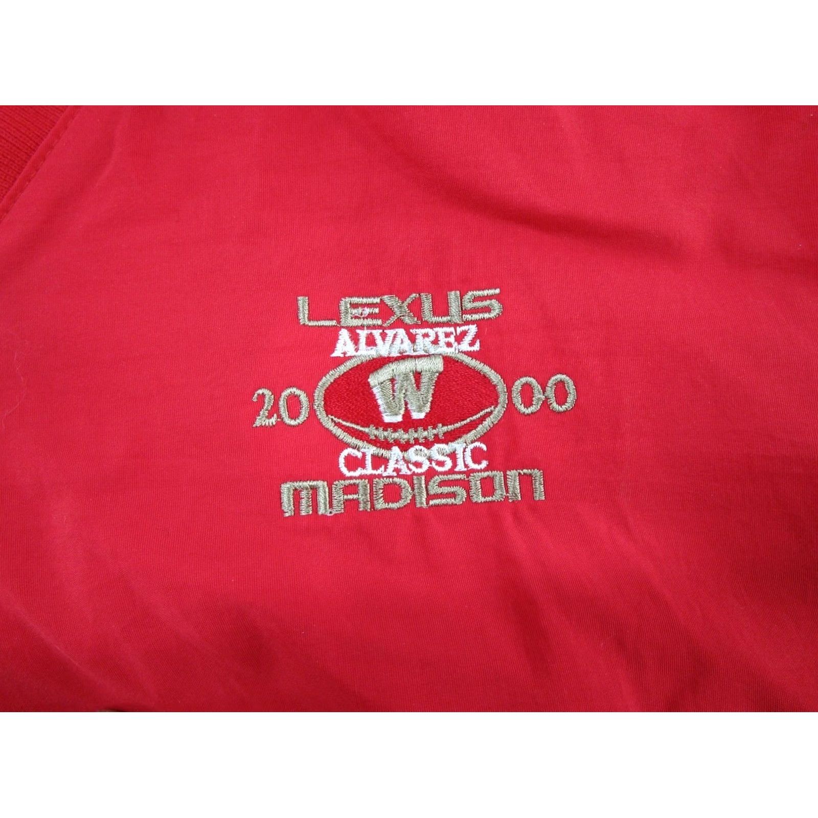 Madison Vintage Starbus Windbreaker Jacket XL Red USA Made Nike Shirt Size US XL / EU 56 / 4 - 4 Thumbnail