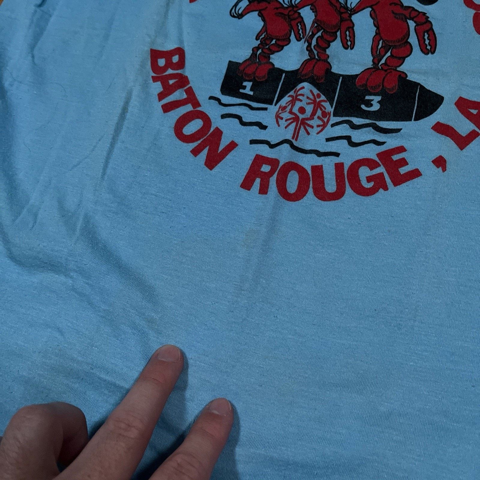 Vintage VTG Screen Stars Special Olympics Aquatics Single Stitch Tee Size US M / EU 48-50 / 2 - 9 Thumbnail