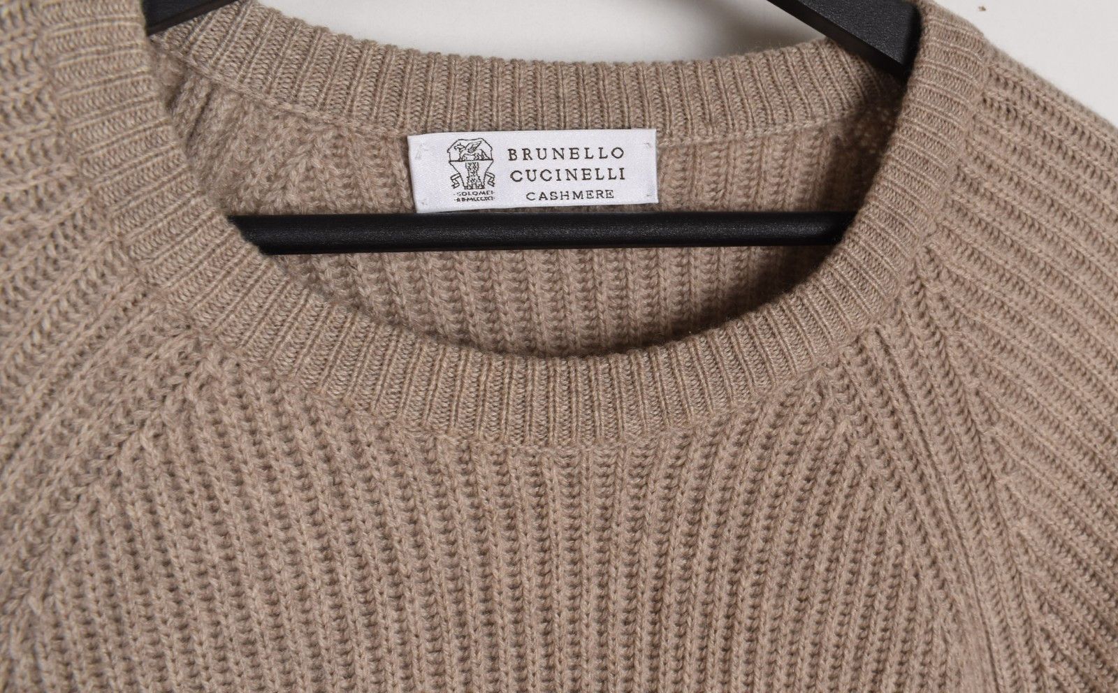Brunello Cucinelli Brunello Cucinelli Men Sweater Knit Cashmere Crew XL, S1539 Size US XL / EU 56 / 4 - 5 Thumbnail