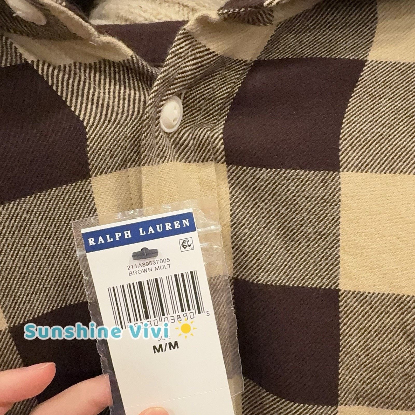 Polo Ralph Lauren NWT Polo Ralph Lauren Women Relaxed Fit Plaid Cotton Shirt M Size US M / EU 48-50 / 2 - 3 Thumbnail