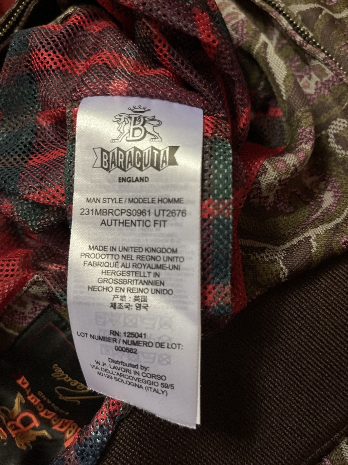 Baracuta × Needles BARACUTA X NEEDLES Size US L / EU 52-54 / 3 - 4 Thumbnail