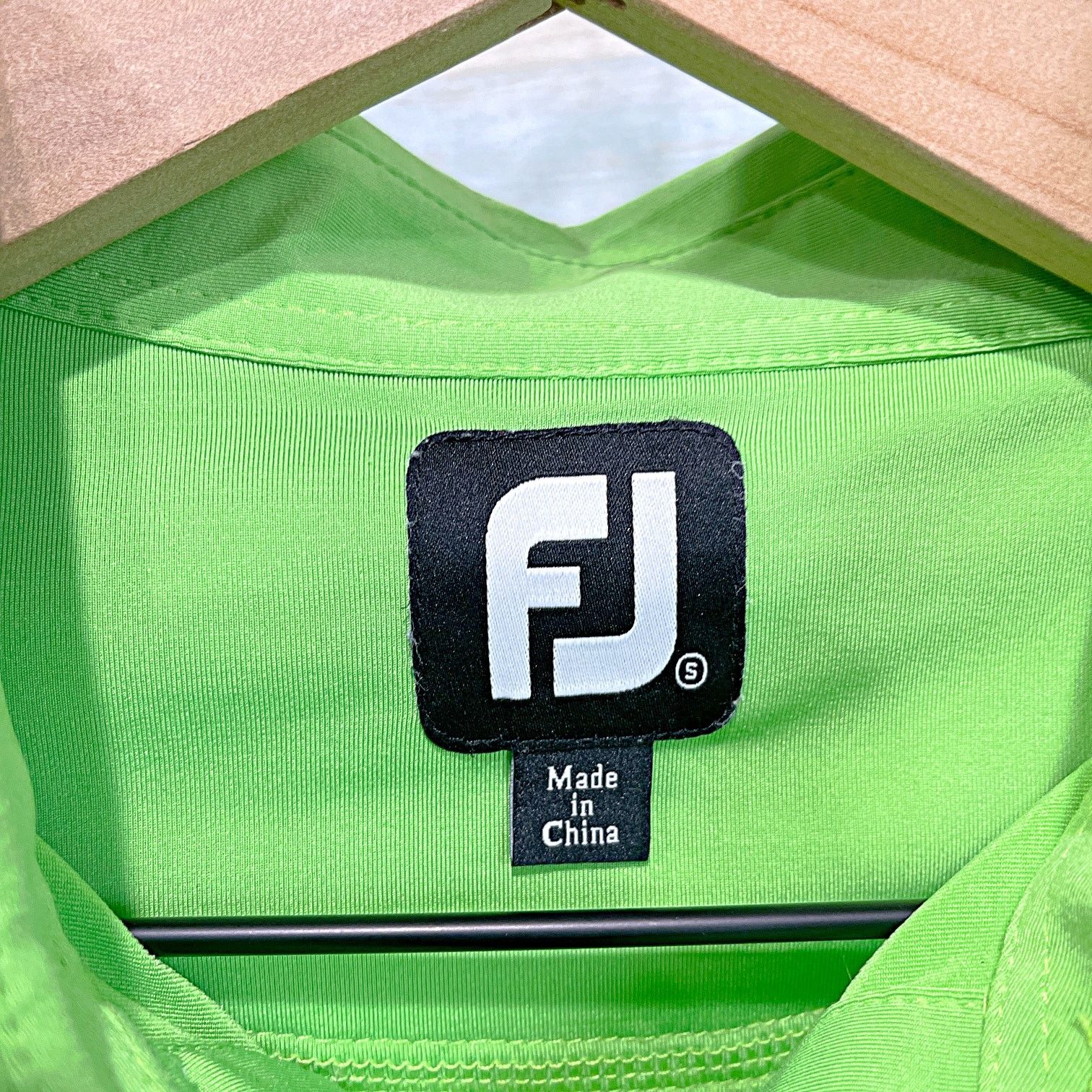 Footjoy Foot Joy Performance Tech Golf Polo Shirt Green Mens Small Size US S / EU 44-46 / 1 - 5 Thumbnail