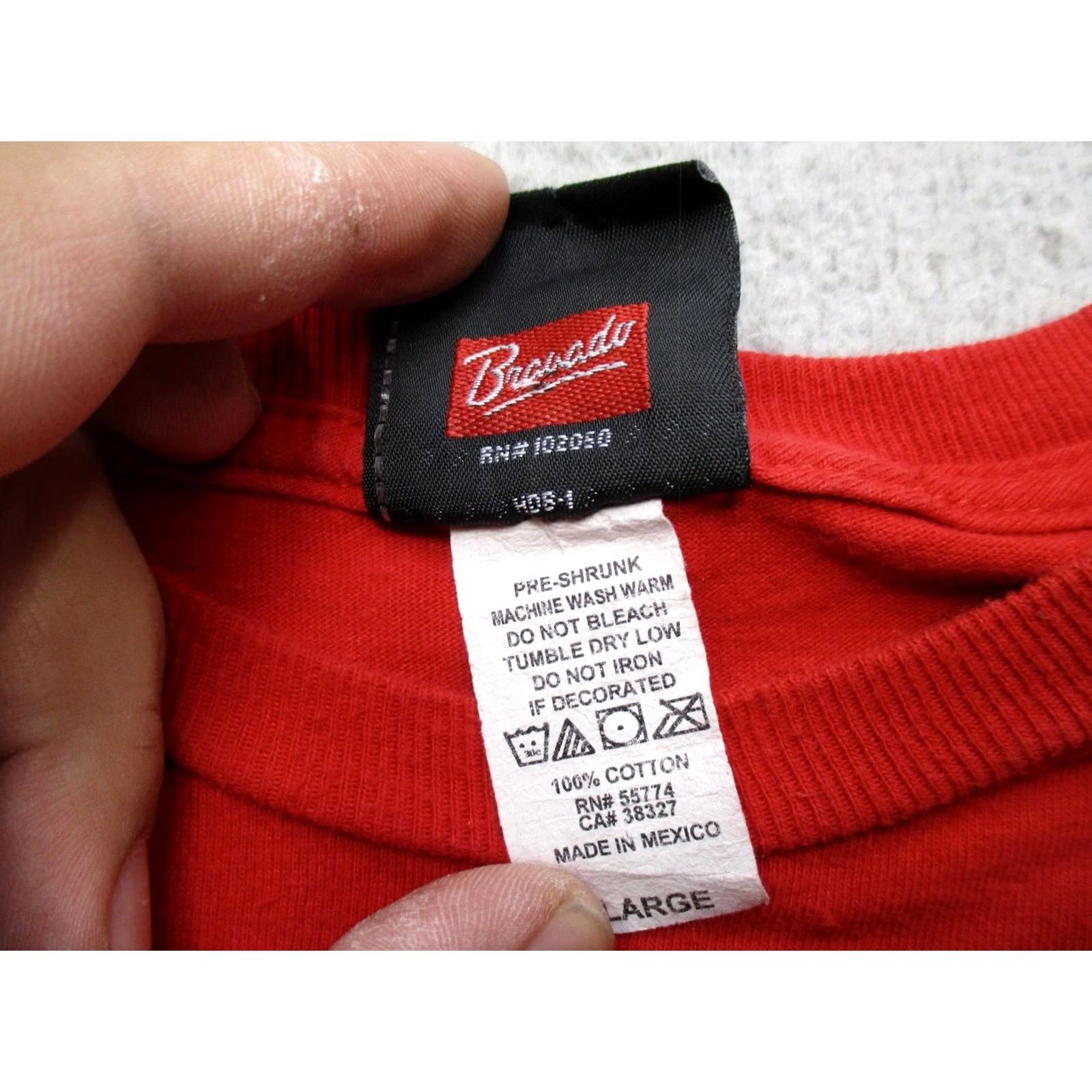 Harley Davidson Harley-Davidson Shirt Mens Large Red Orlando Eagle Motorcycle Graphic Tee Size US L / EU 52-54 / 3 - 4 Thumbnail