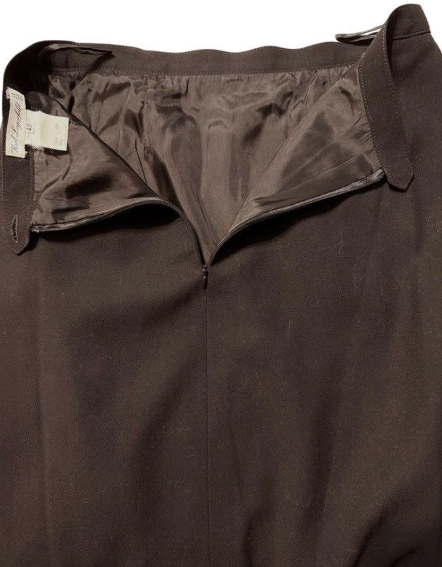 Karl Lagerfeld Karl Lagerfeld VTG Wool Black Pencil Skirt - IT 42 (US 10) Size 28" / US 6 / IT 42 - 6 Thumbnail