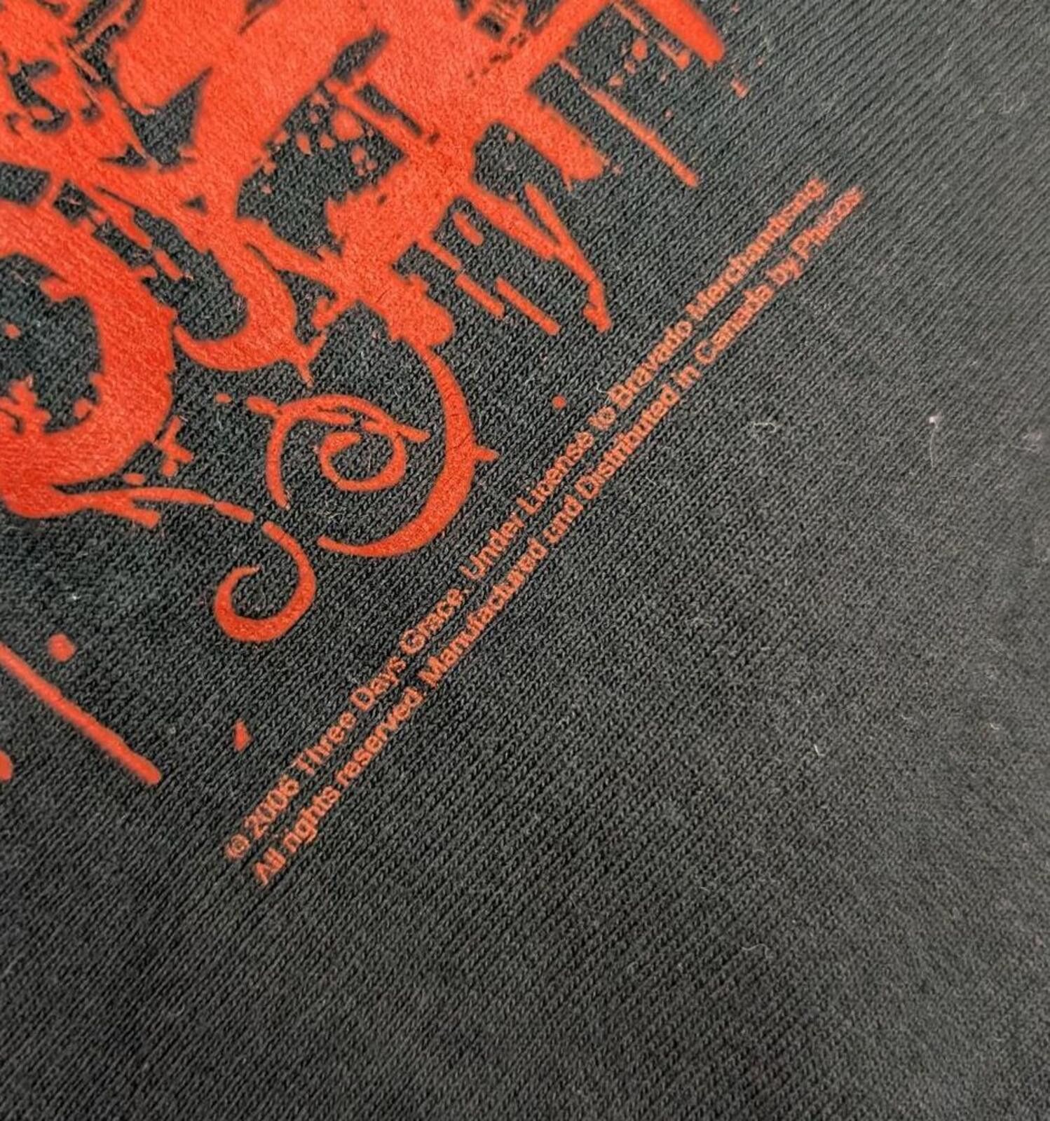 Other Vintage Y2K 2006 Three Days Grace Band T-shirt Size US M / EU 48-50 / 2 - 2 Thumbnail