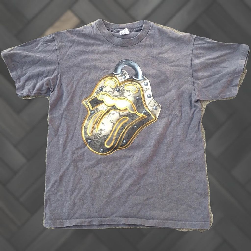 Anvil VINTAGE The Rolling Stones No Security North American Tour 1999 T Shirt L Men Gray 1990s Graphic Tee Anvil USA Size US L / EU 52-54 / 3 - 1 Thumbnail