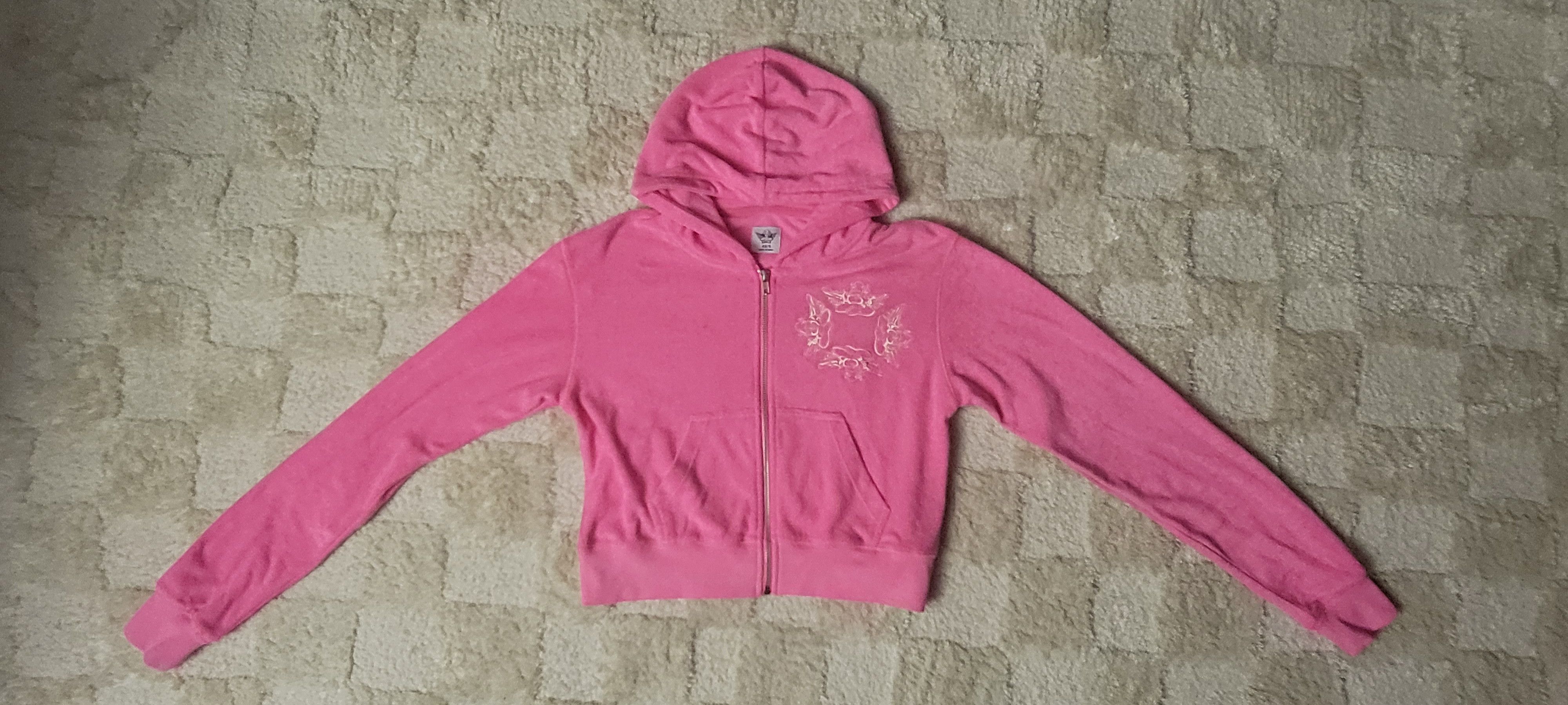 Boys Lie Boys Lie Pinky Promise Terry Cloth Cropped Zip-Up Hoodie Size XS / US 0-2 / IT 36-38 - 1 Thumbnail