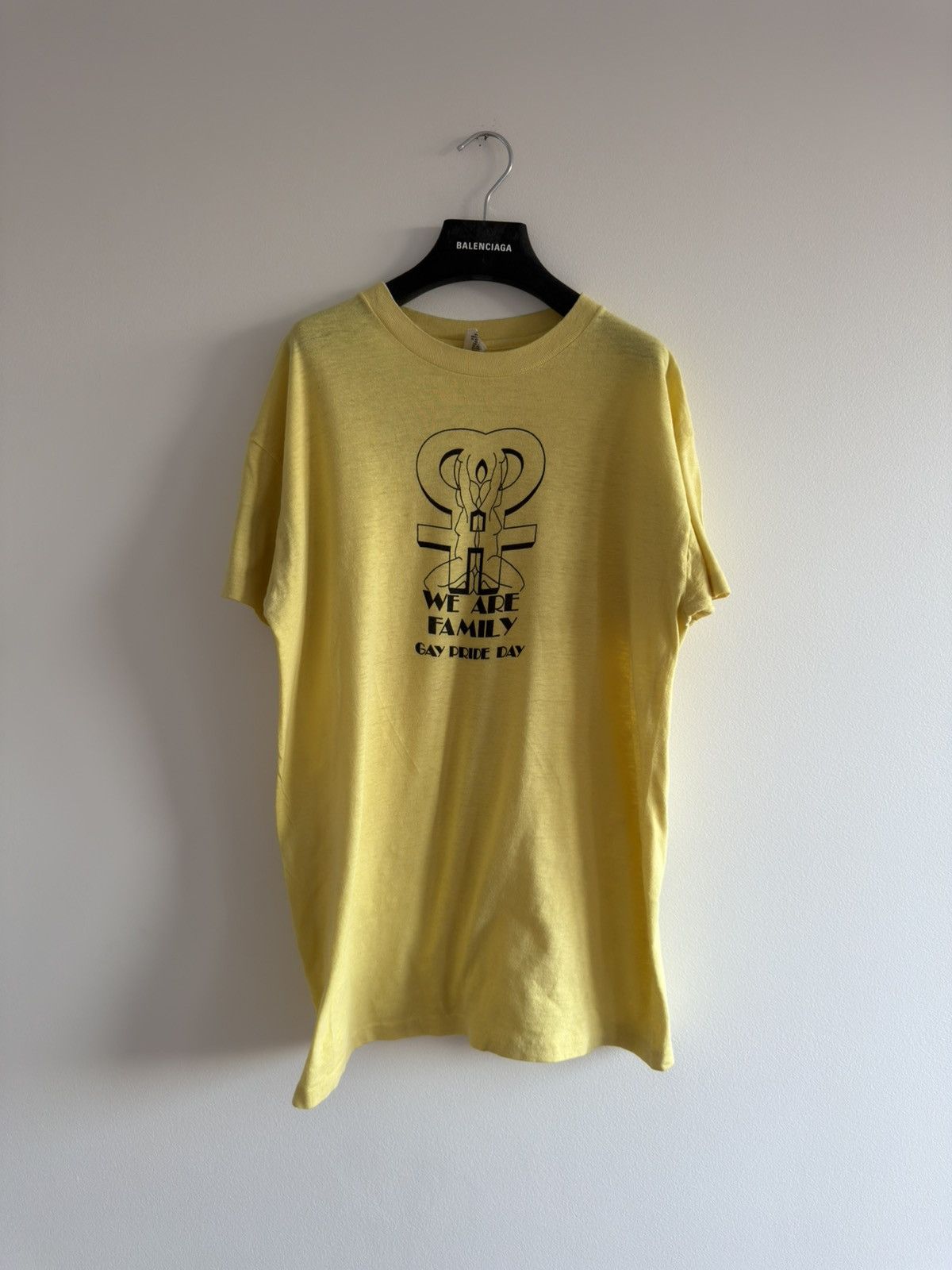 Vintage *RARE* 1970s GAY PRIDE DAY FAMILY LGBTQ VTG TEE Size US L / EU 52-54 / 3 - 1 Thumbnail