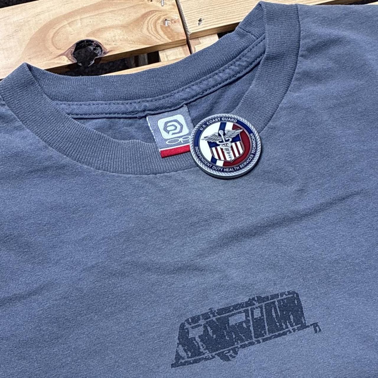 Ocean Pacific Vintage Ocean Pacific Gray Thrashed Surf Tee Size Large ...