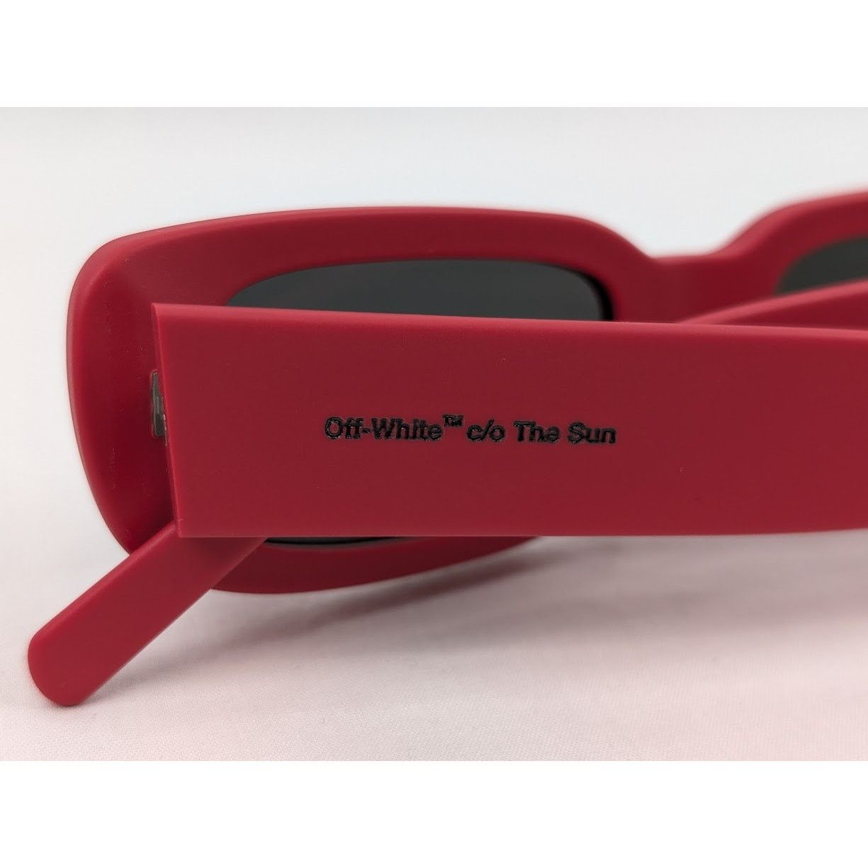 Off-White o1rshd1 Size: OS / Occhiali Da Sole Sunglasses in Red Size ONE SIZE - 4 Thumbnail