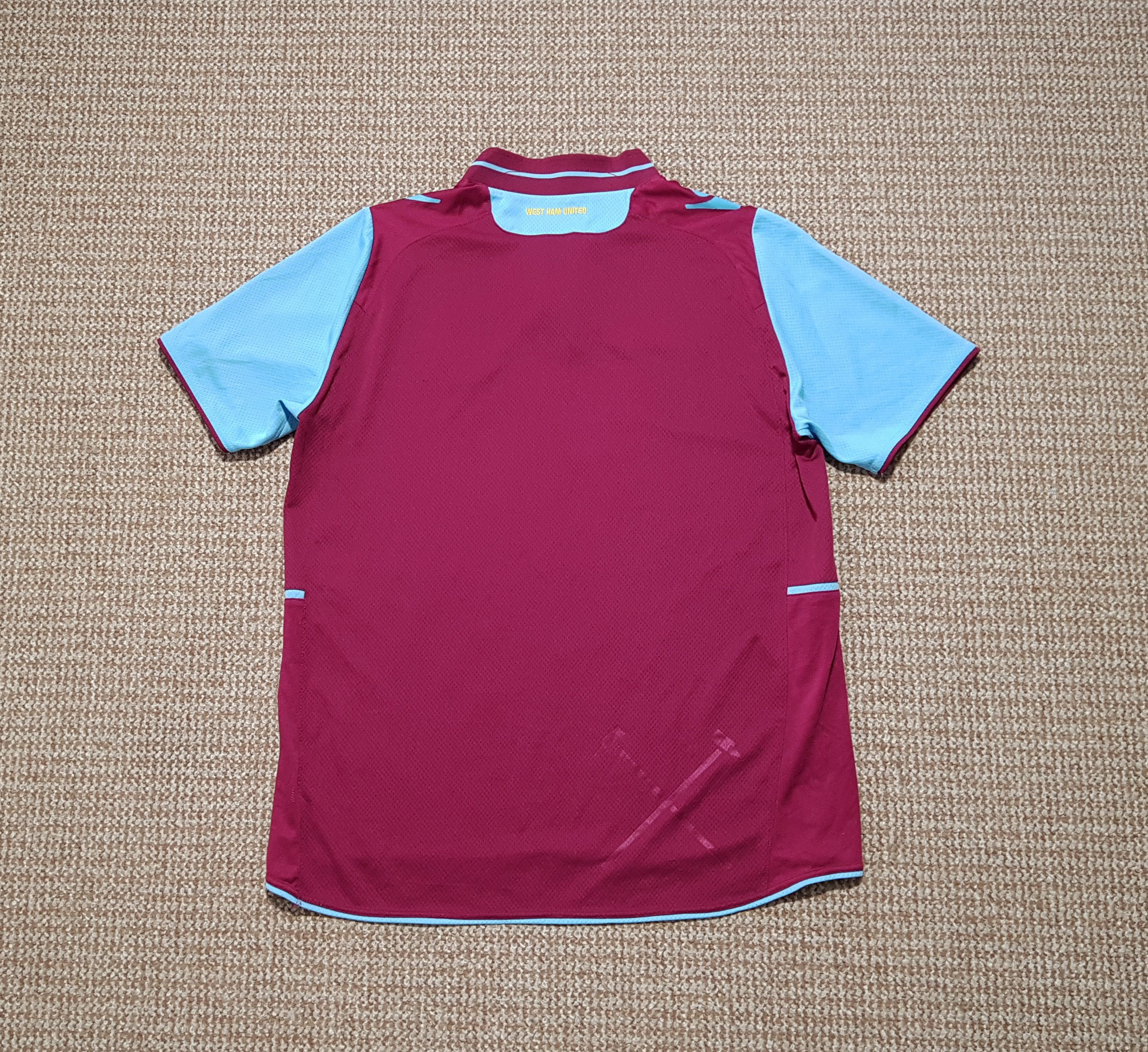 Macron Macron West Ham United 2012/13 Home Soccer Jersey Shirt sz L Size US L / EU 52-54 / 3 - 2 Thumbnail