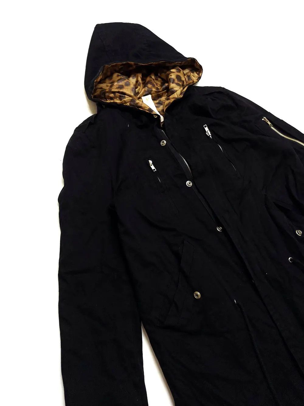 Attachment Rare! Attachment by Kazuyuki Kumagai Black Leopard Parka Size US S / EU 44-46 / 1 - 5 Thumbnail